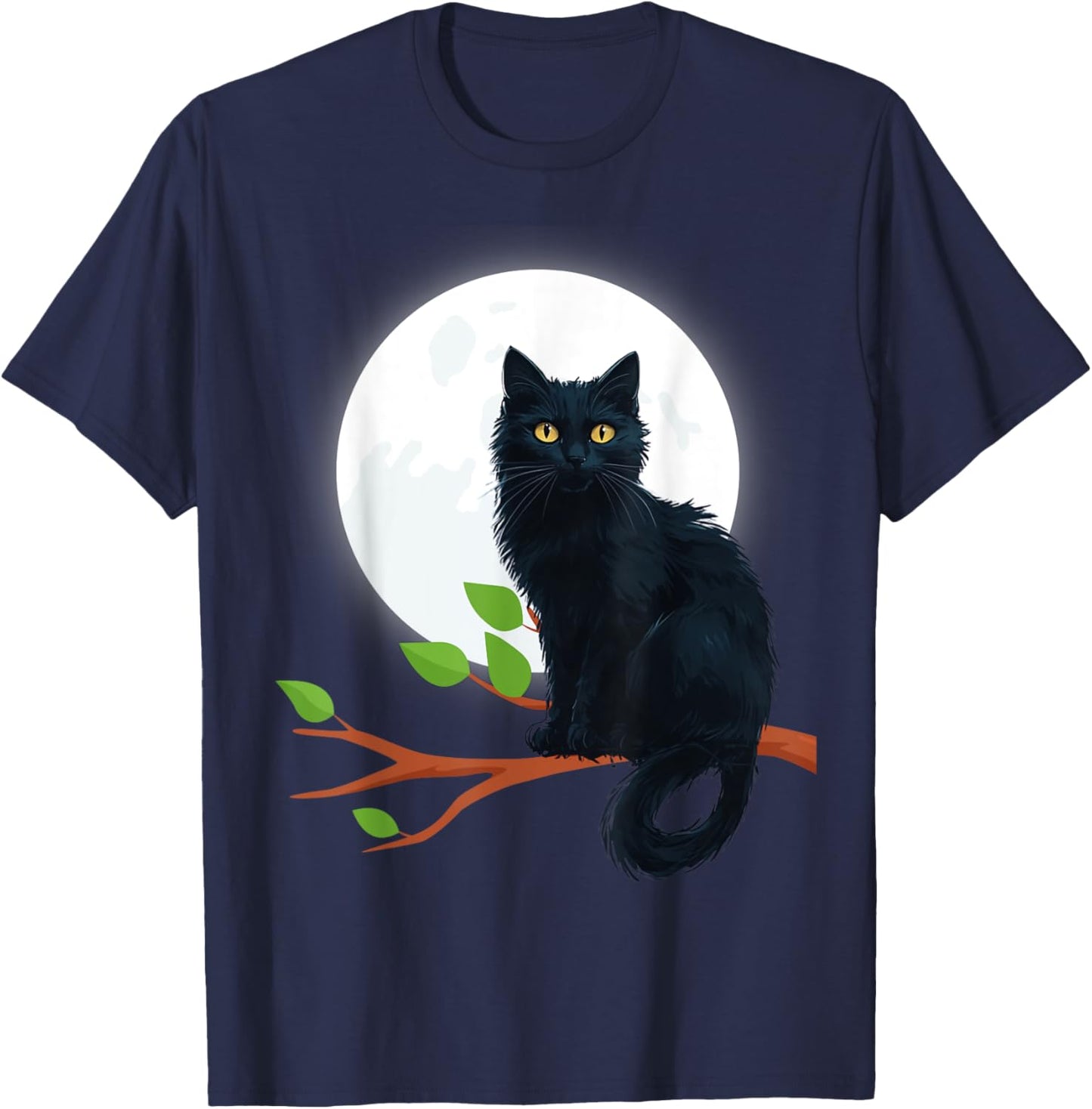 Friday the 13th 2018 Adorable Halloween Black Cat Women T-Shirt - T-Shirt | Navy