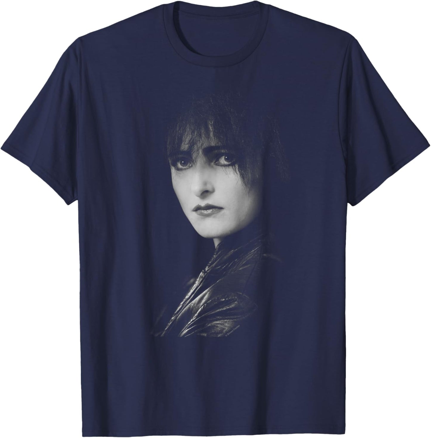 Siouxsie Sioux and The Banshees Singer by Simon Fowler T-Shirt - T-Shirt | Navy