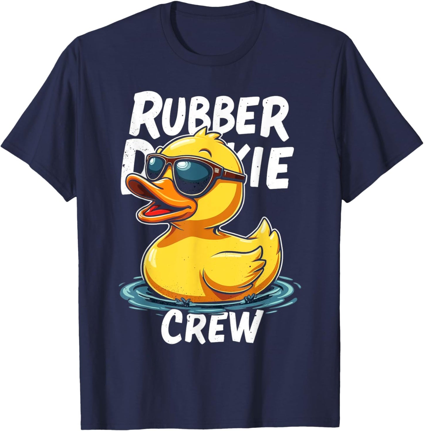 Rubber DUCKIE CREW Rubber Duck T-Shirt - T-Shirt | Navy