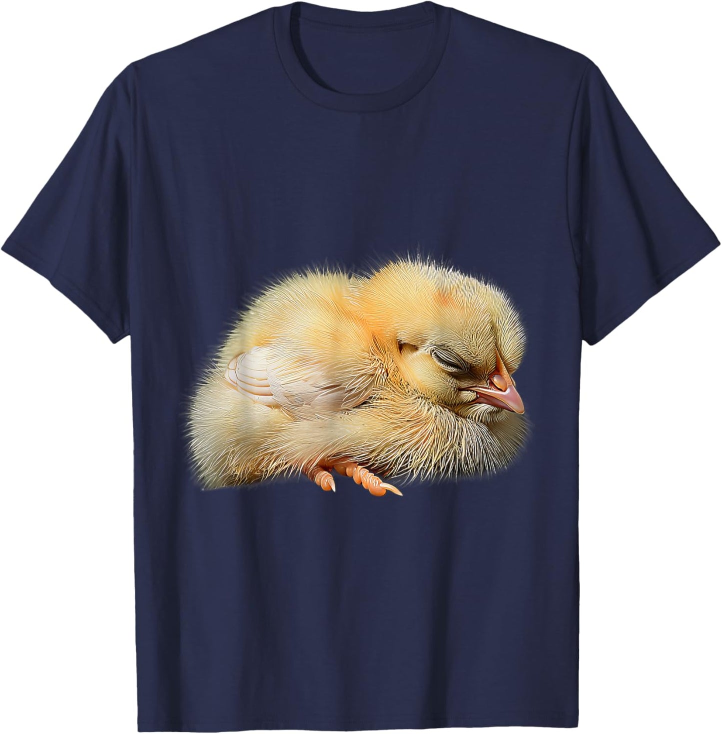 Chicken Sleeping T-Shirt - T-Shirt | Navy