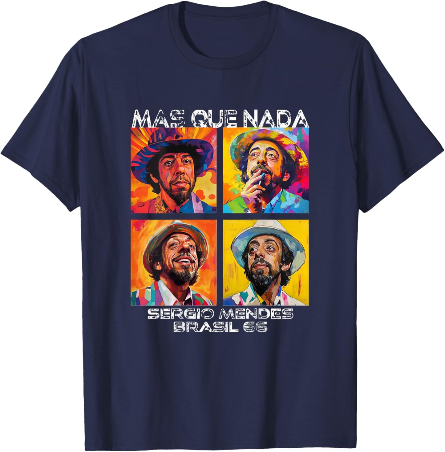 Sergio Mendes_Mas Que Nada_005 T-Shirt - T-Shirt | Navy