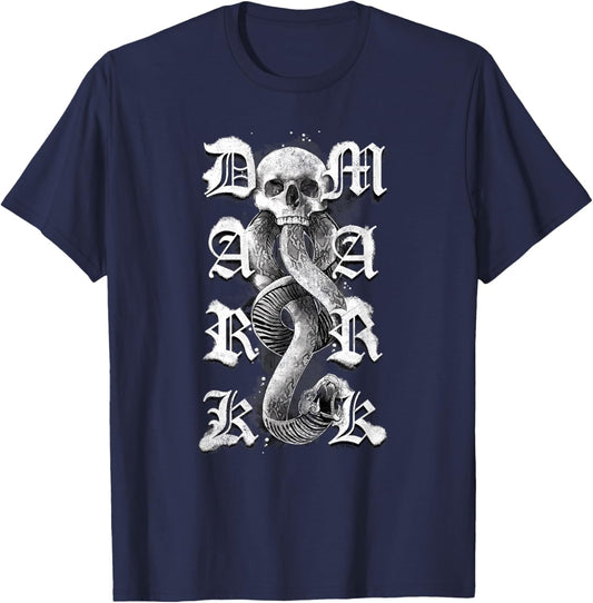Harry Potter Gothic Dark Mark T-Shirt - T-Shirt | Navy