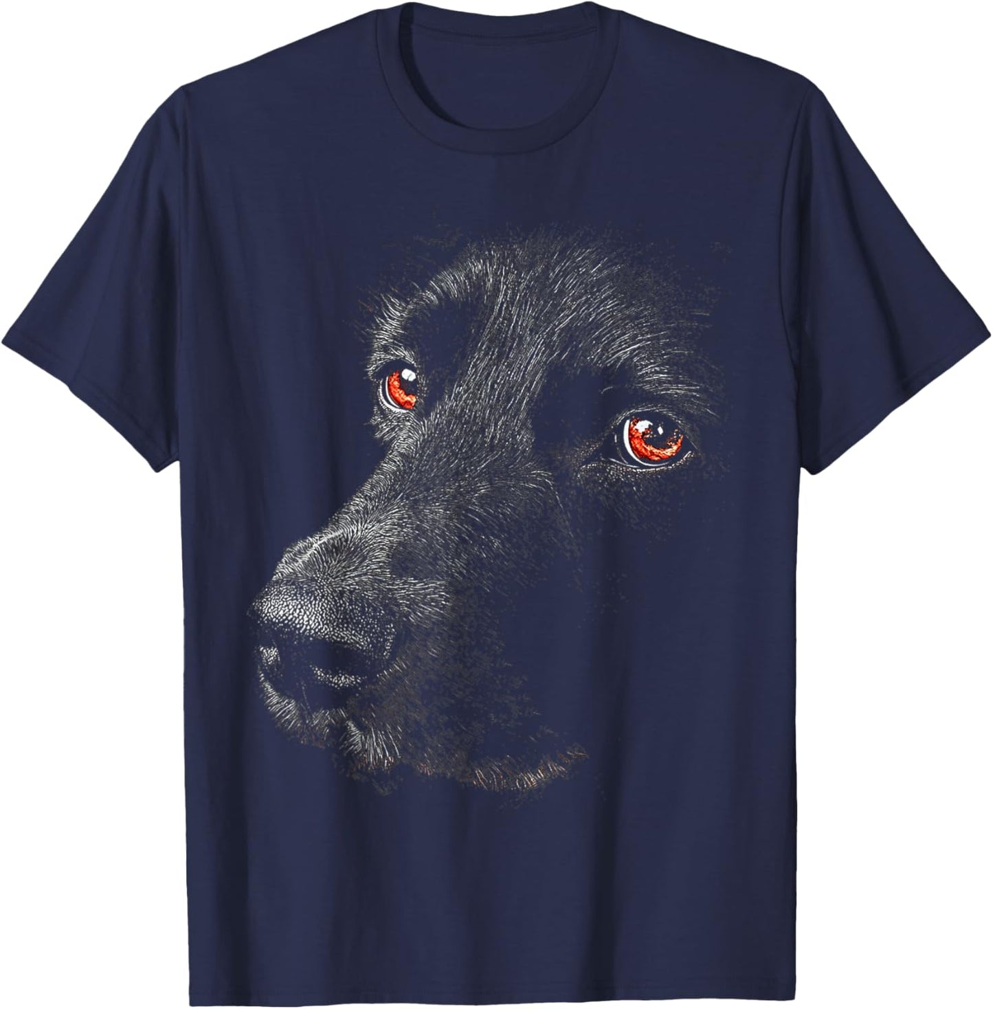 Munsterlander Dog Motif Pet Artwork Munsterlander T-Shirt - T-Shirt | Navy