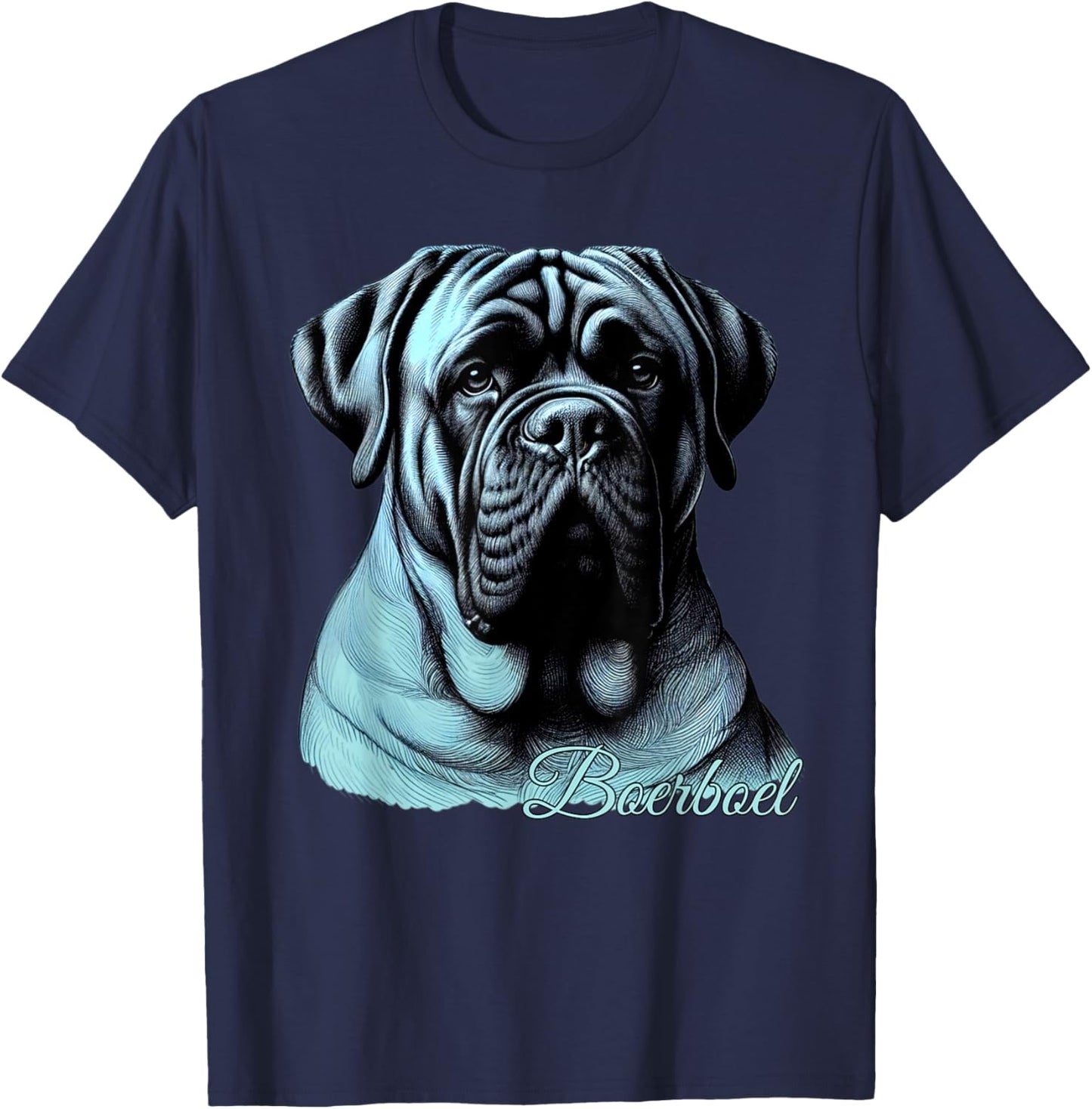 Boerboel Large Mastiff Dog Breed Owners Boerboel Dog Lovers Women T-Shirt - T-Shirt | Navy