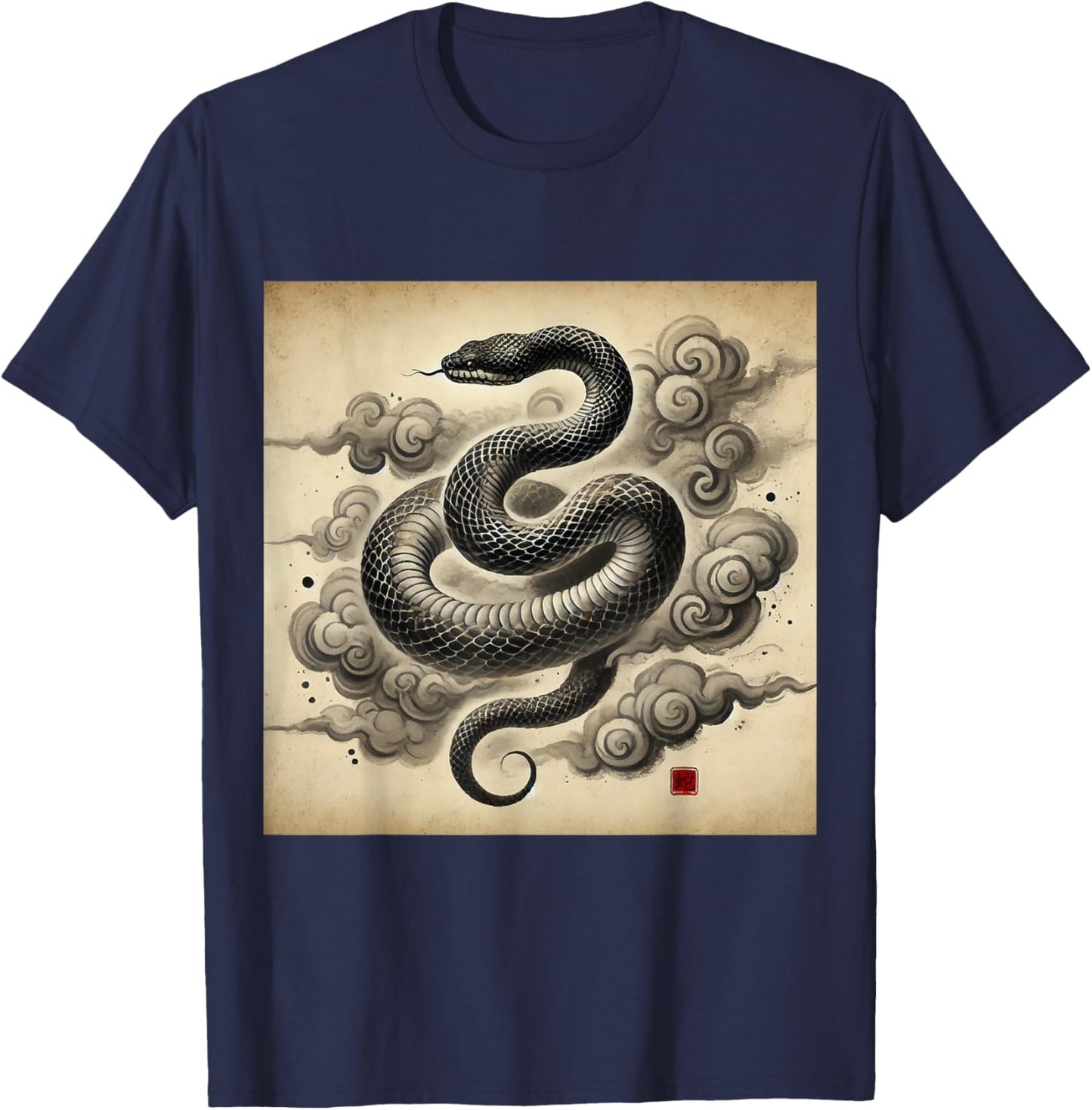 Year Of The Horse 2026 Cool Horse Graphic Art T-Shirt - T-Shirt | Navy
