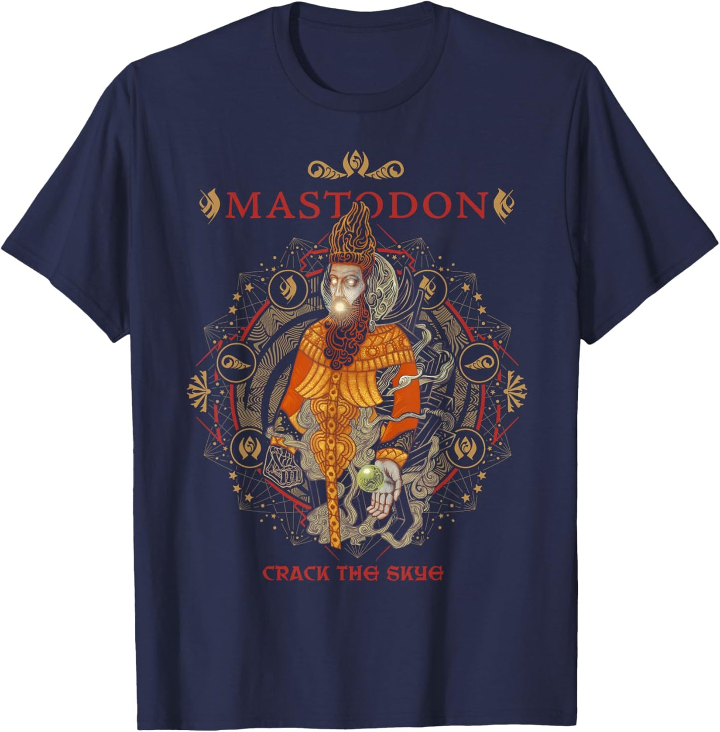Mastodon – Cosmic Symbols T-Shirt - T-Shirt | Navy