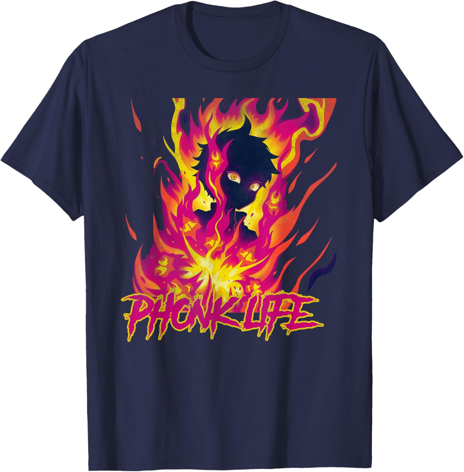 Phonk life music fan T-Shirt - T-Shirt | Navy