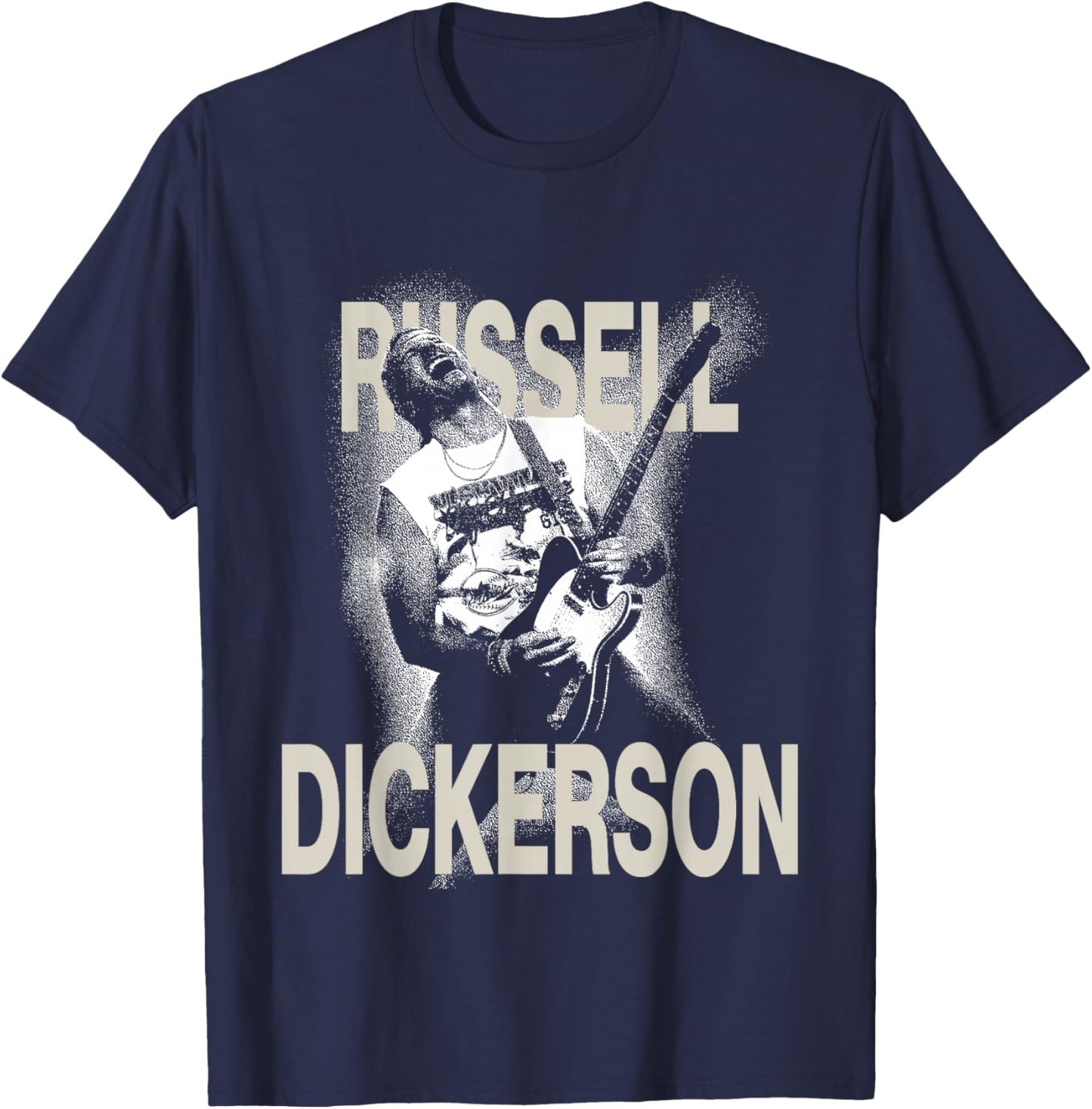Russell Dickerson Black World Tour , -Adults, Small, Short Sleeve, Cotton, Music Fans, 18-35, Concert Attendees, Merchandise Enthusiasts T-Shirt - T-Shirt | Navy