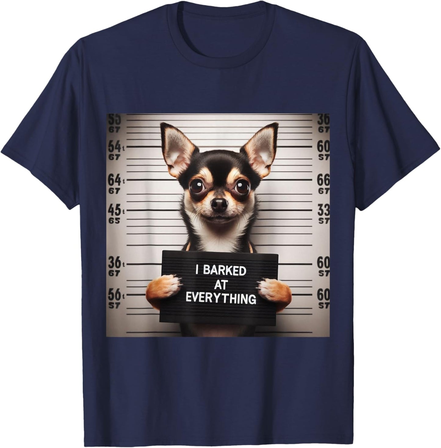 I Barked at Everything Chihuahua Men Women Kids Boys Girls T-Shirt - T-Shirt | Navy