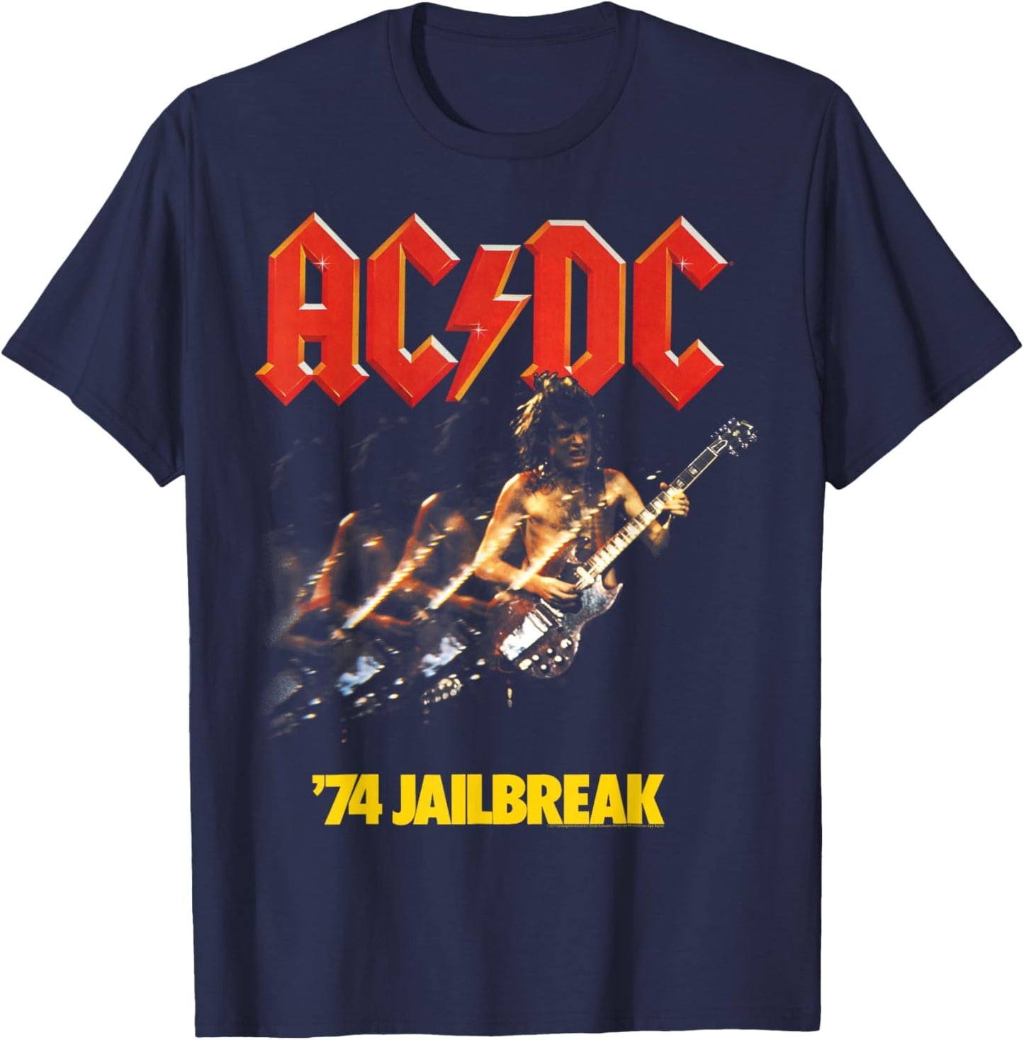 AC/DC - '74 Jailbreak T-Shirt - T-Shirt | Navy