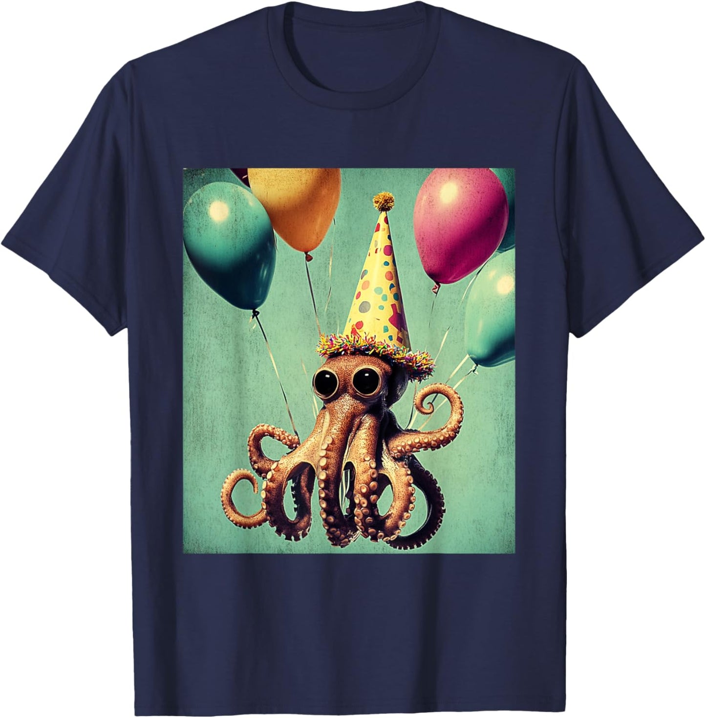Kids Black Cartoon T-Shirt - T-Shirt | Navy