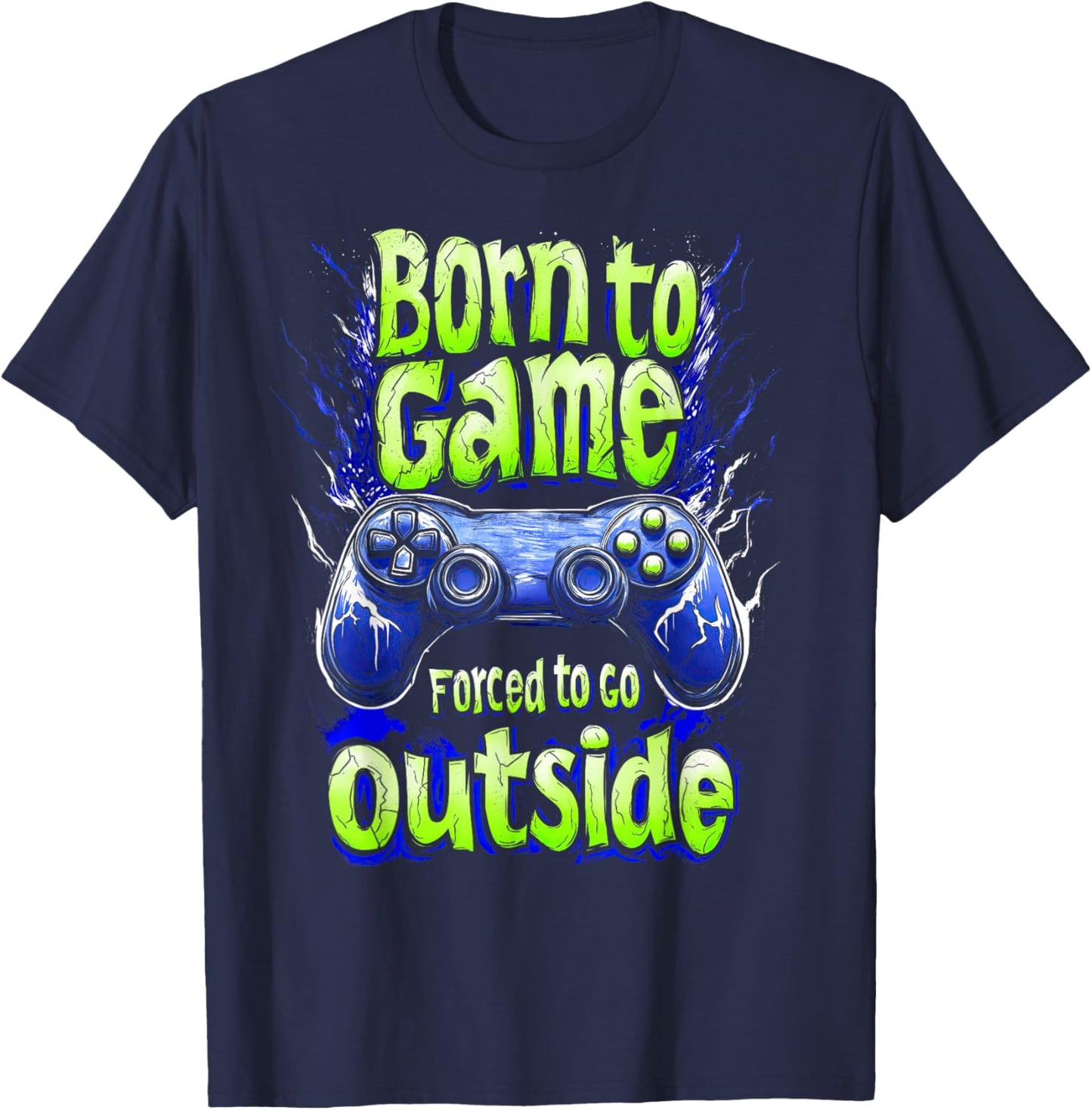 Funny Gaming for Kids Boys Teens Video Gamer T-Shirt - T-Shirt | Navy