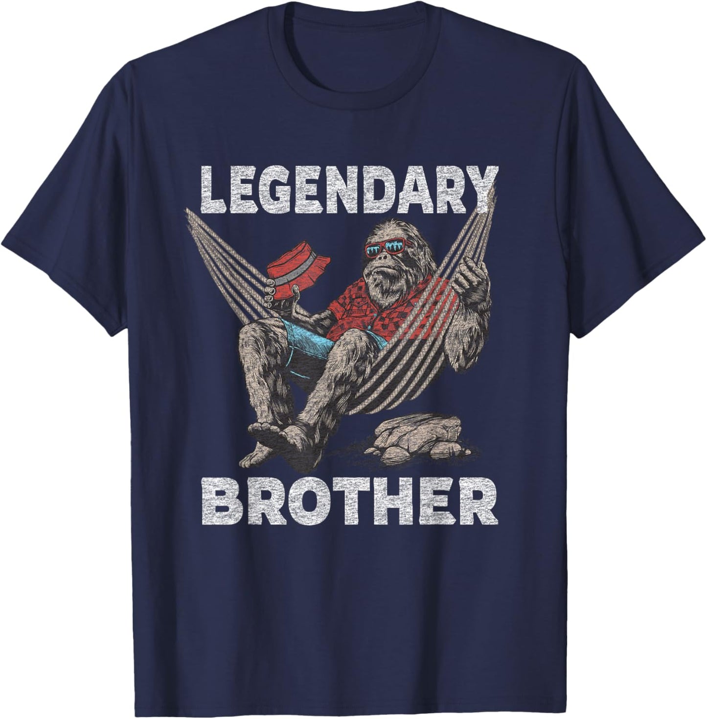 Funny Brother Legendary Saying T-Shirt - T-Shirt | Navy