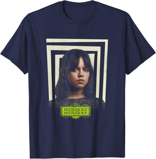 Beetlejuice Astrid Deetz Moody Beetlejuice 2 Movie Poster T-Shirt - T-Shirt | Navy