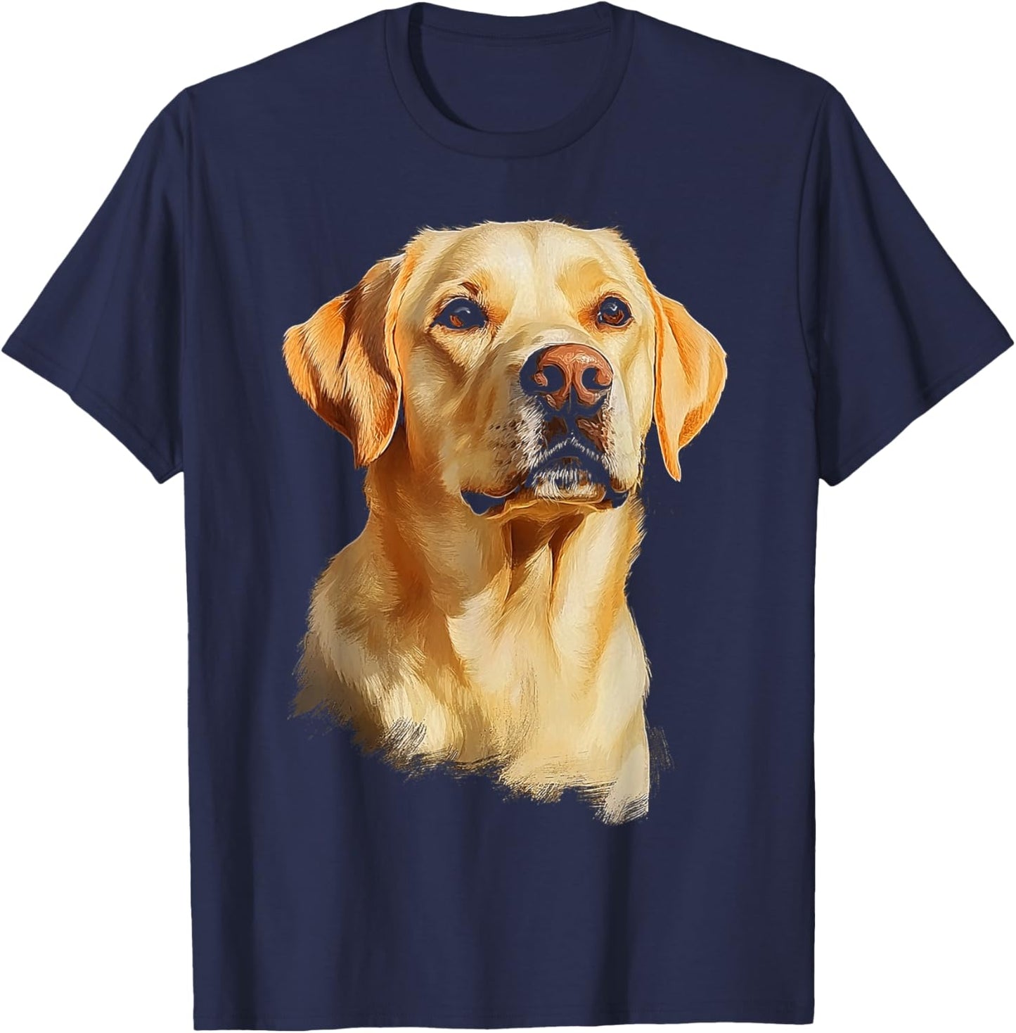 Labrador Retriever Dog Motif Pet Labrador Retriever T-Shirt - T-Shirt | Navy