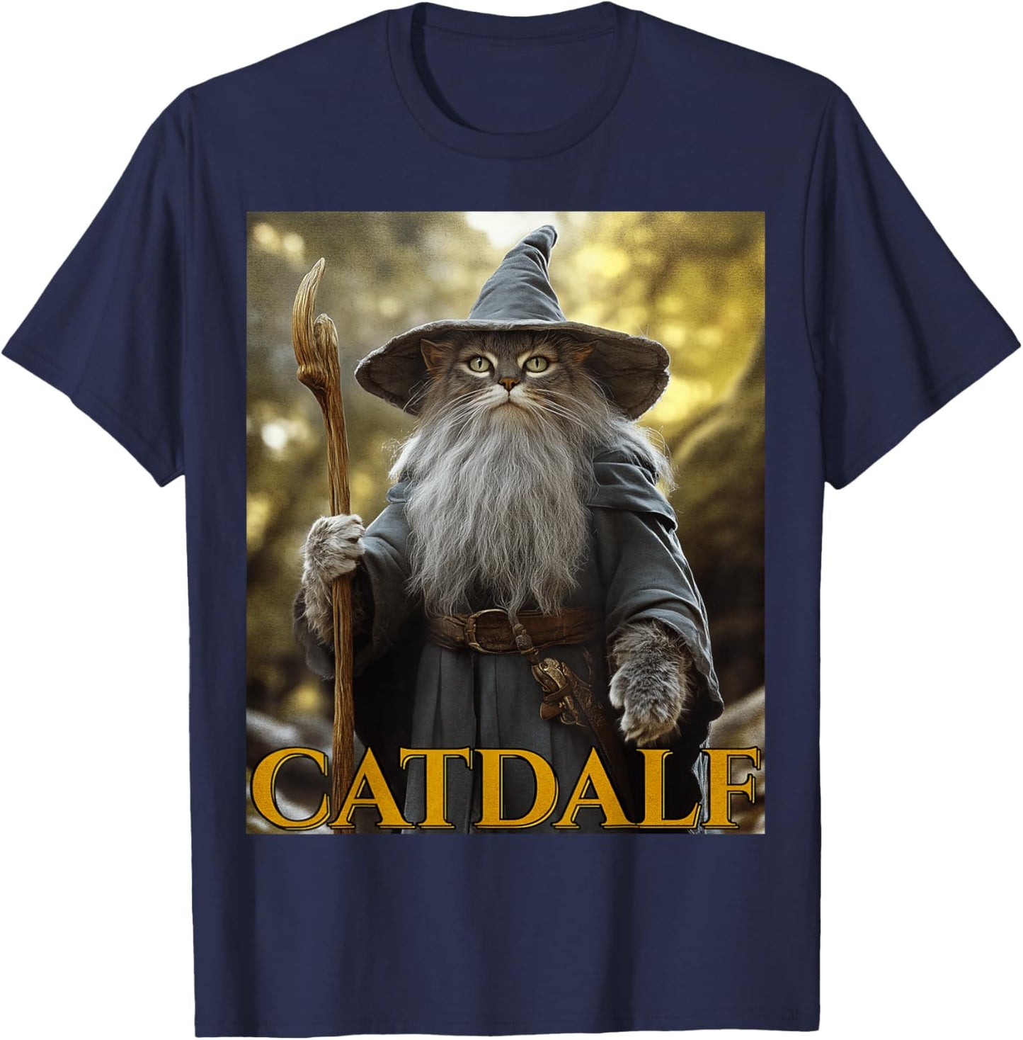 Catdalf T-Shirt - T-Shirt | Navy