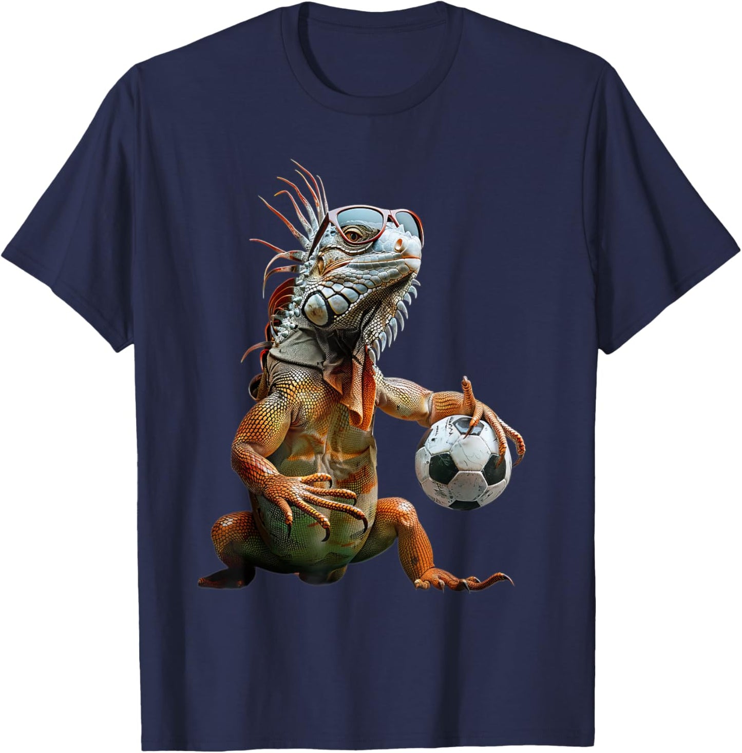 Iguana Soccer T-Shirt - T-Shirt | Navy