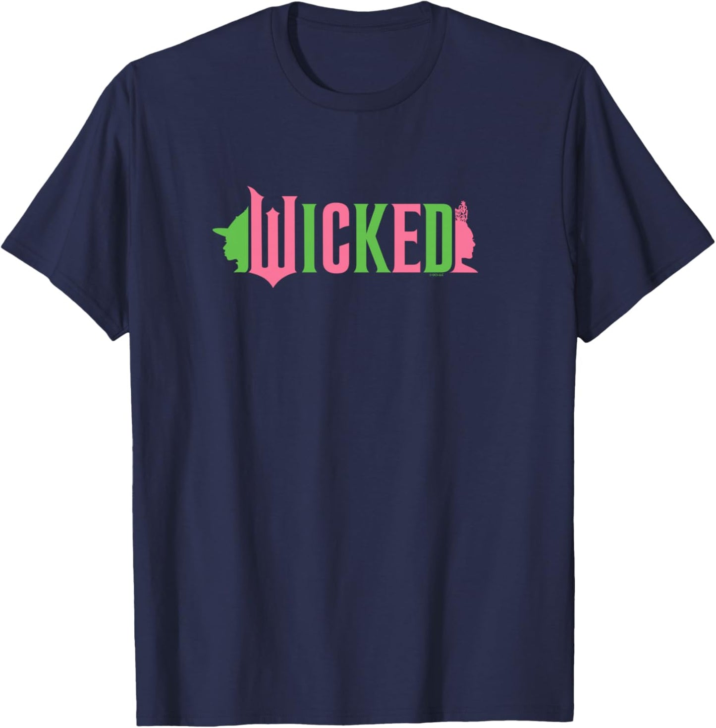 Wicked Pink & Green T-Shirt - T-Shirt | Navy