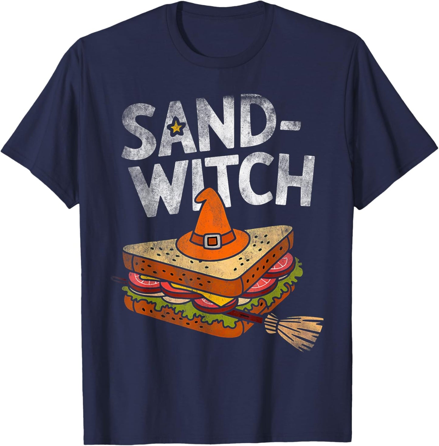 Sand-wich costume Sandwitch halloween witch sand-witches T-Shirt - T-Shirt | Navy