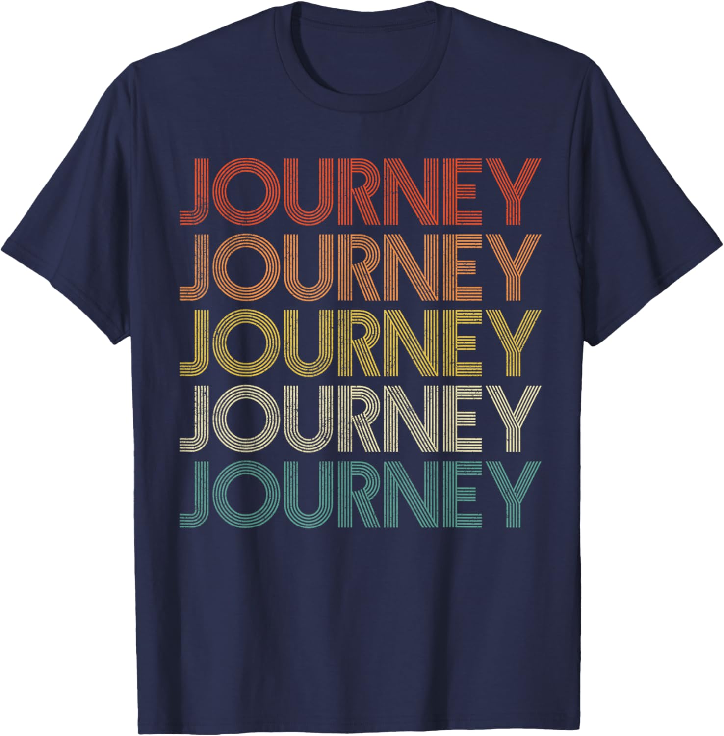 Journey Vintage Retro T-Shirt - T-Shirt | Navy