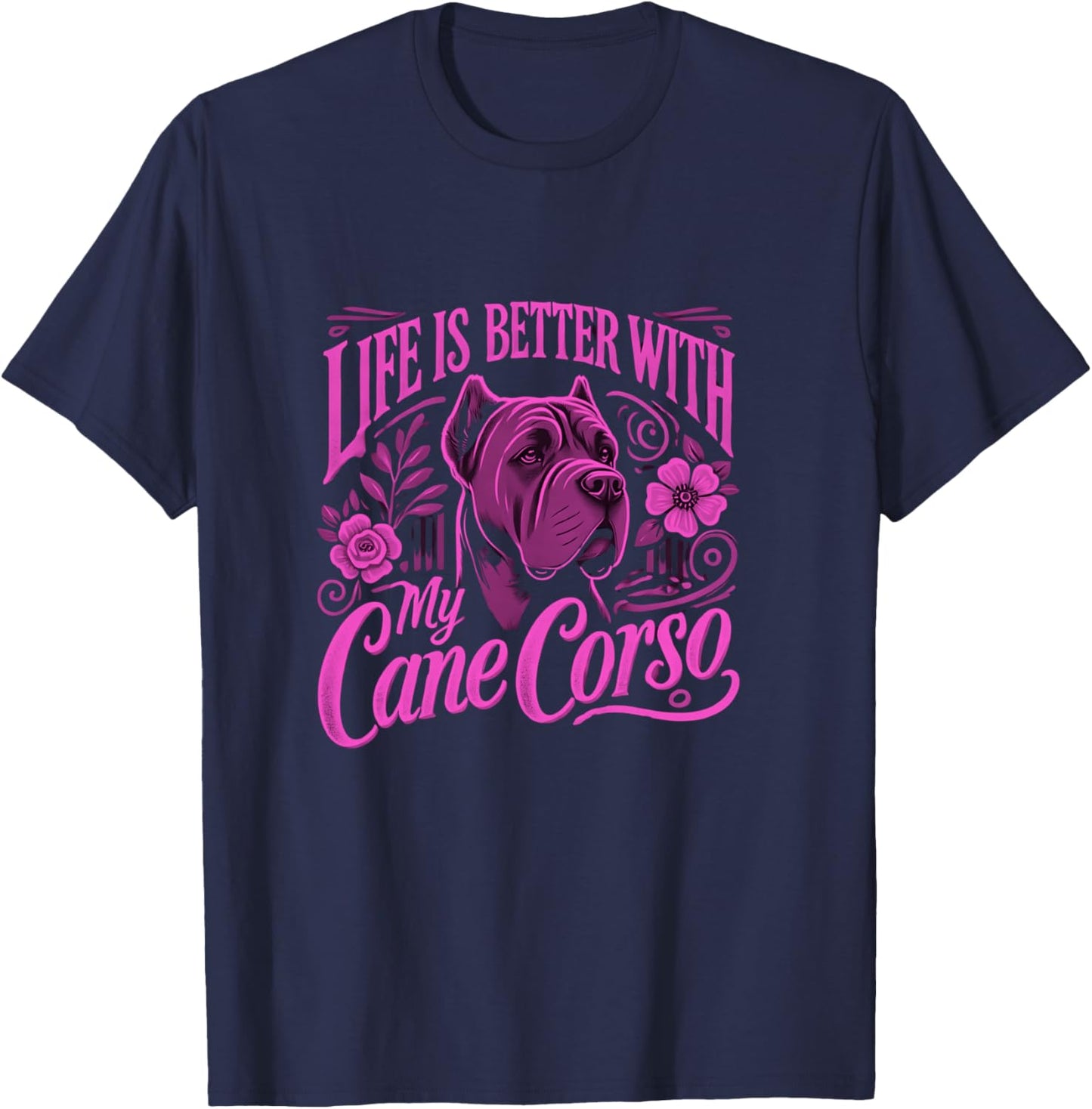 Cane Corso Shirt Cane Corso Lover Cane Corsos T-Shirt - T-Shirt | Navy