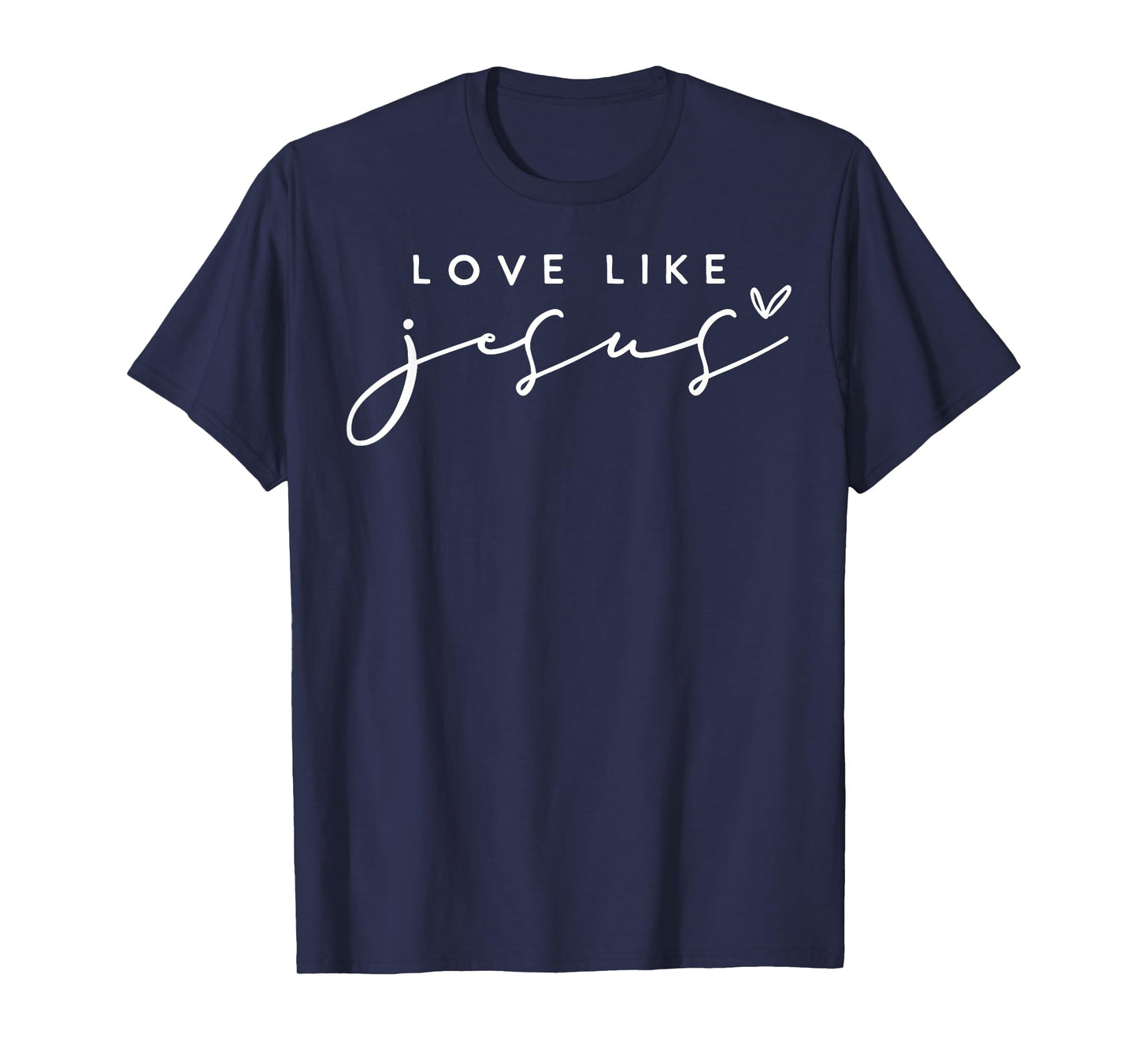 Christian Love Like Jesus Merry Christmas Womens Girls Kids T-Shirt