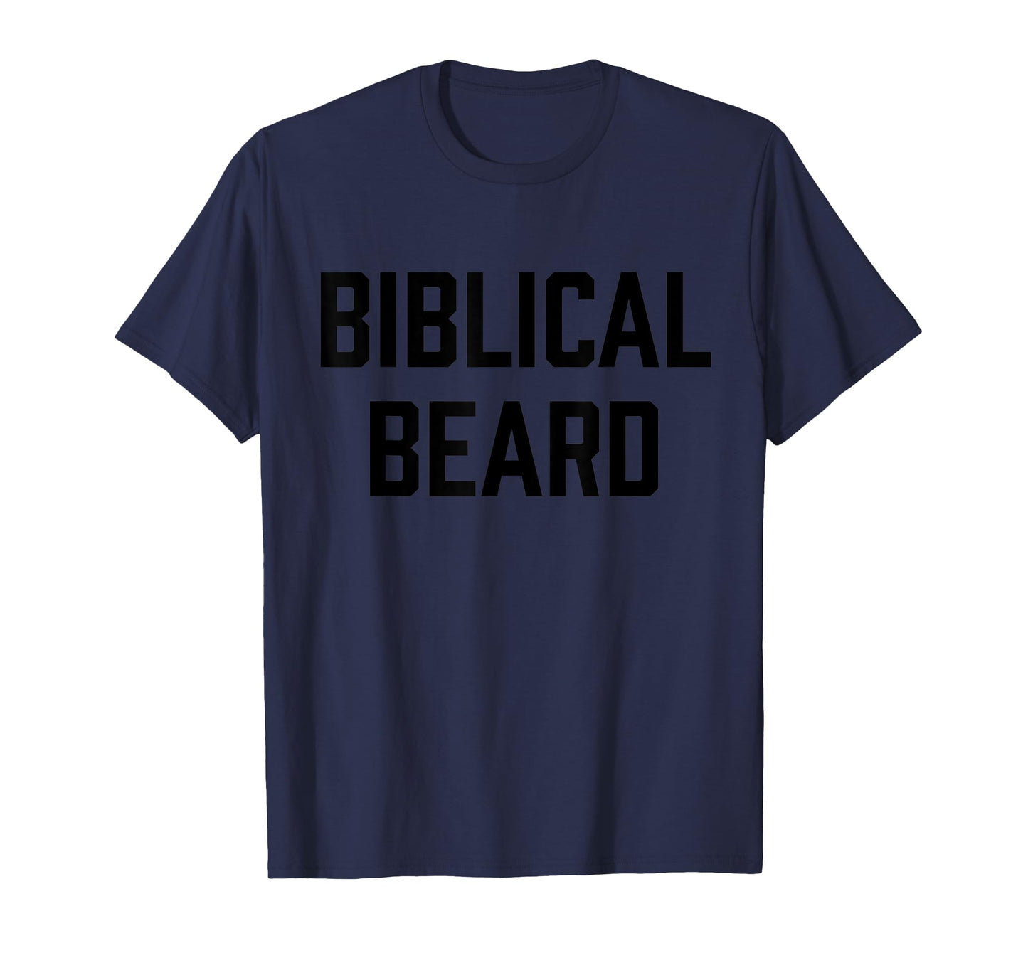 Mens Christian Biblical Beard T-Shirt