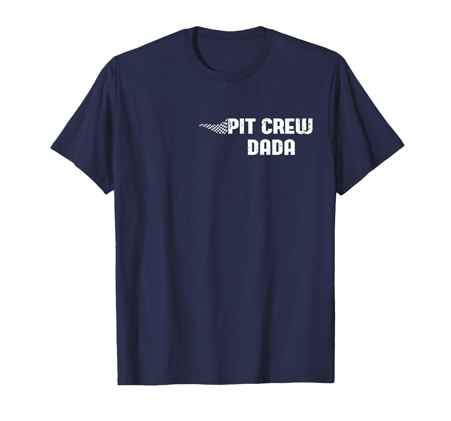 Pit Crew Dada Racing Car Family Matching Birthday Party T-Shirt