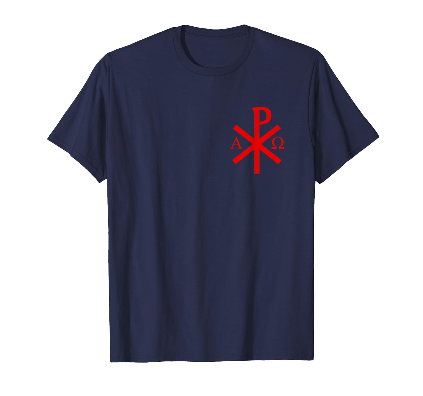 The Chi-Rho Cross Heart - Jesus Christ Symbol - v2 T-Shirt