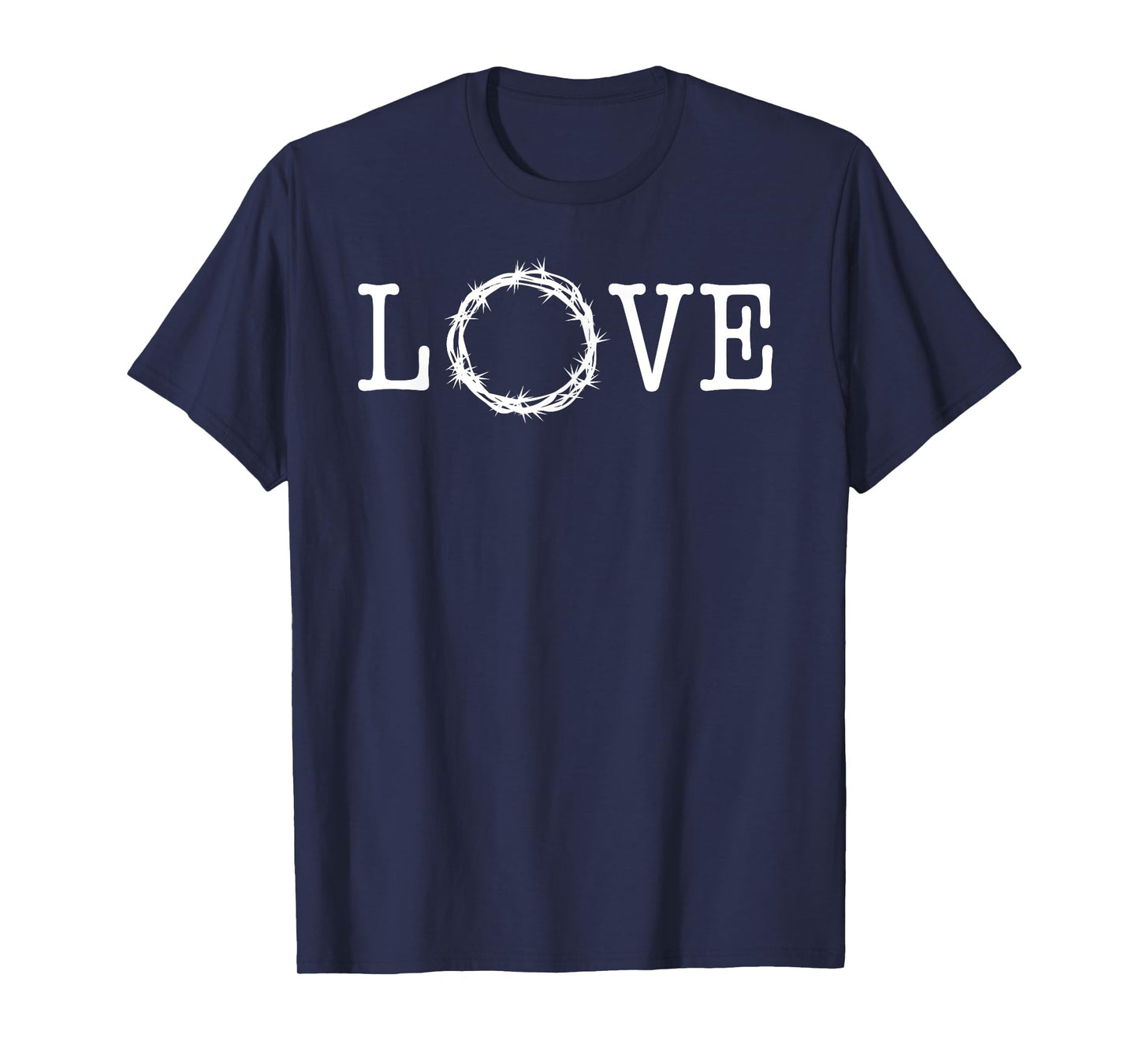 Love with Crown of Thorns as O Jesus Paid it All T-Shirt