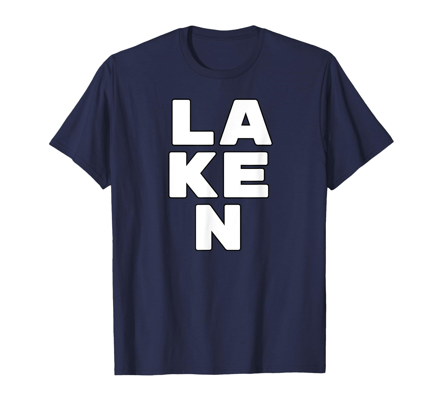 LAKEN Personalized Retro Girls Custom LAKEN Name T-Shirt