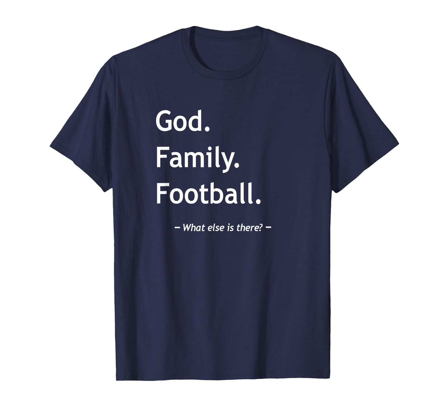 Christian Faith Jesus Christianity God Family Football T-Shirt