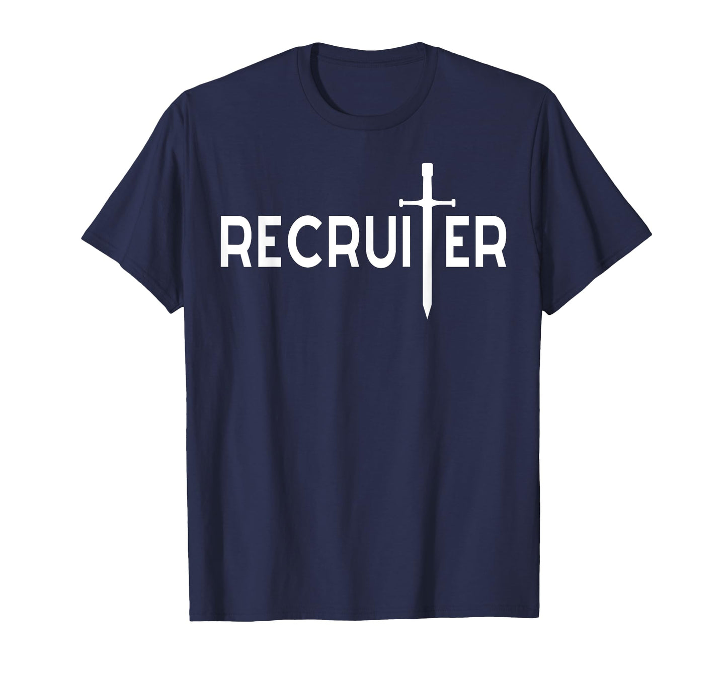 Recruiter, Jesus Cross Sword Shape for Christian Recruiting T-Shirt