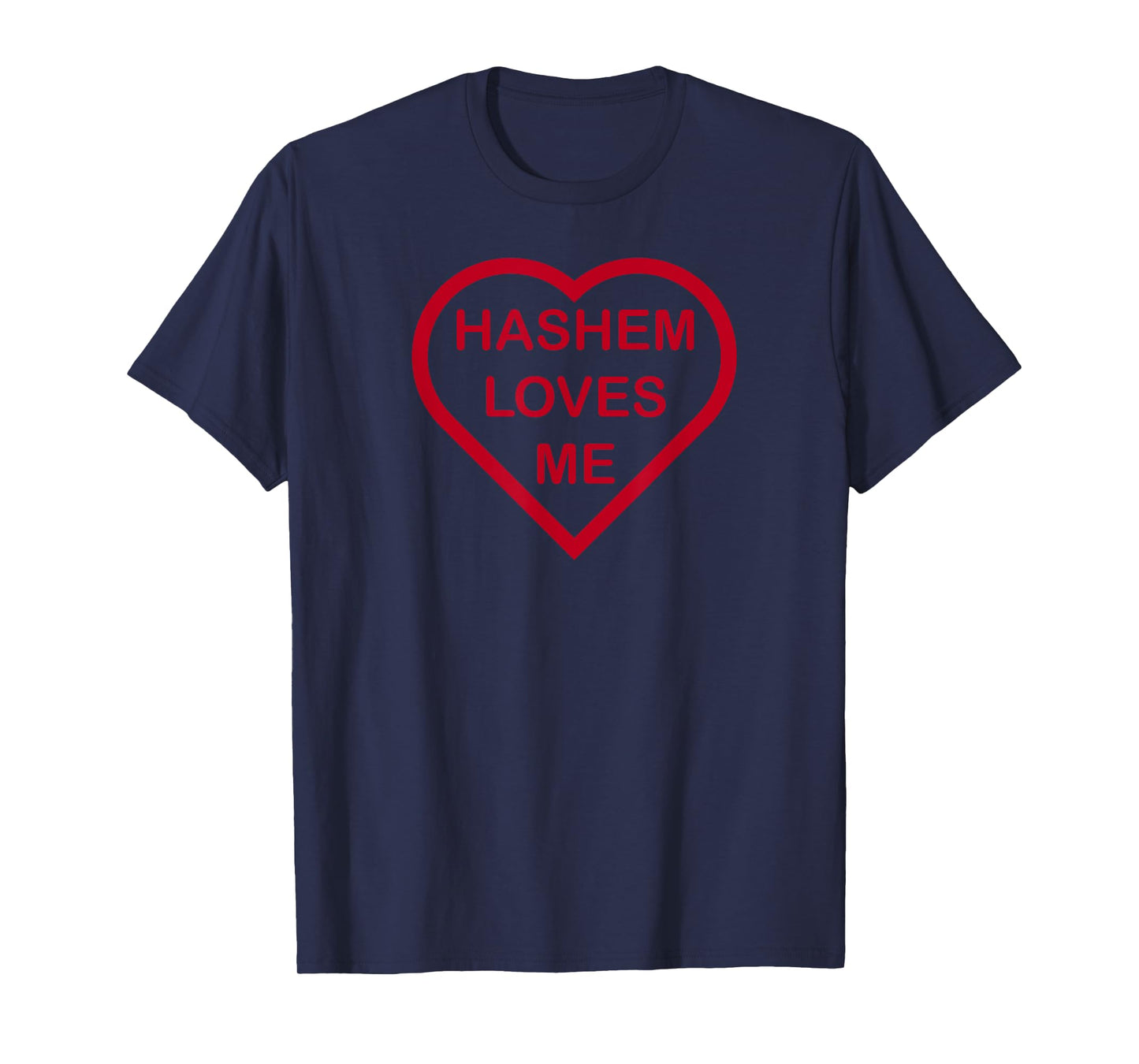 Hashem Loves Me, Red Heart T-Shirt