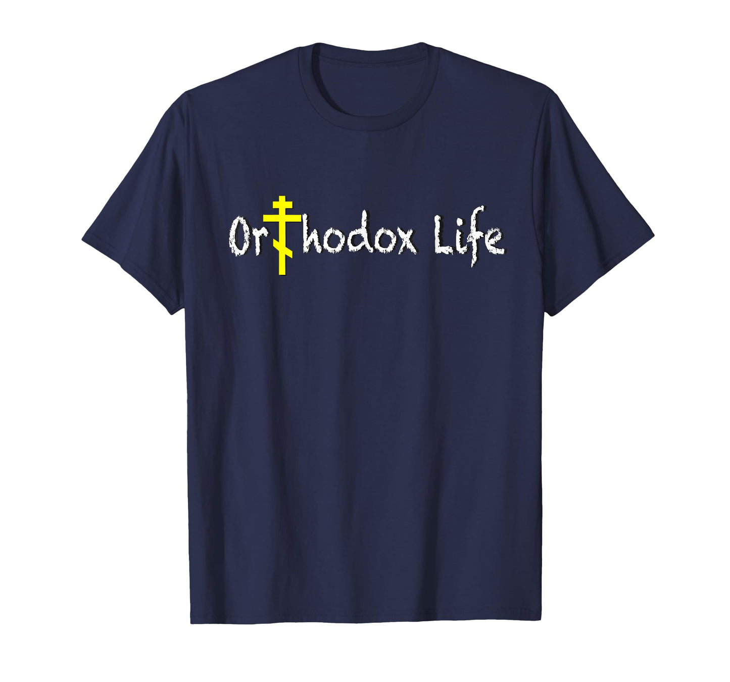 2 Sided Orthodox Life T-Shirt, Small, Black