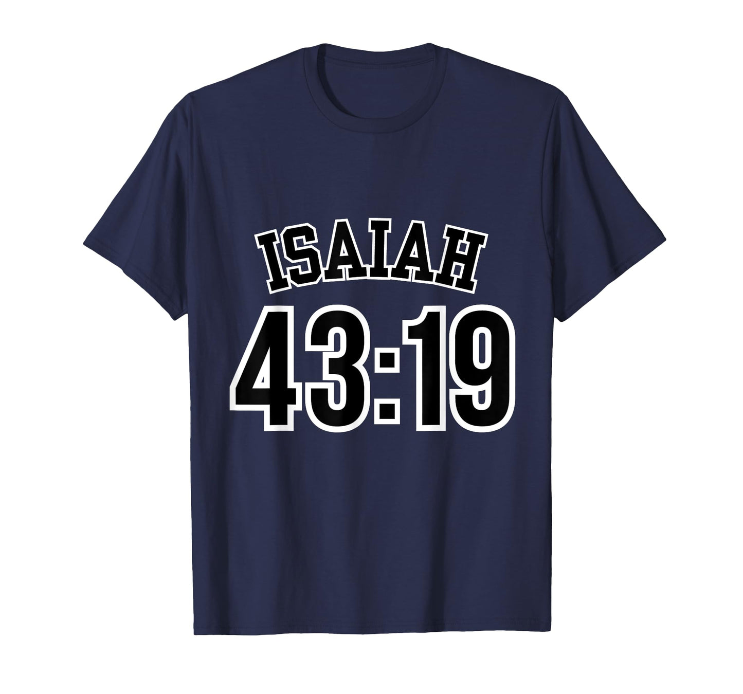 Isaiah 43:19 Sports Jersey Christian Scripture Verse Design T-Shirt