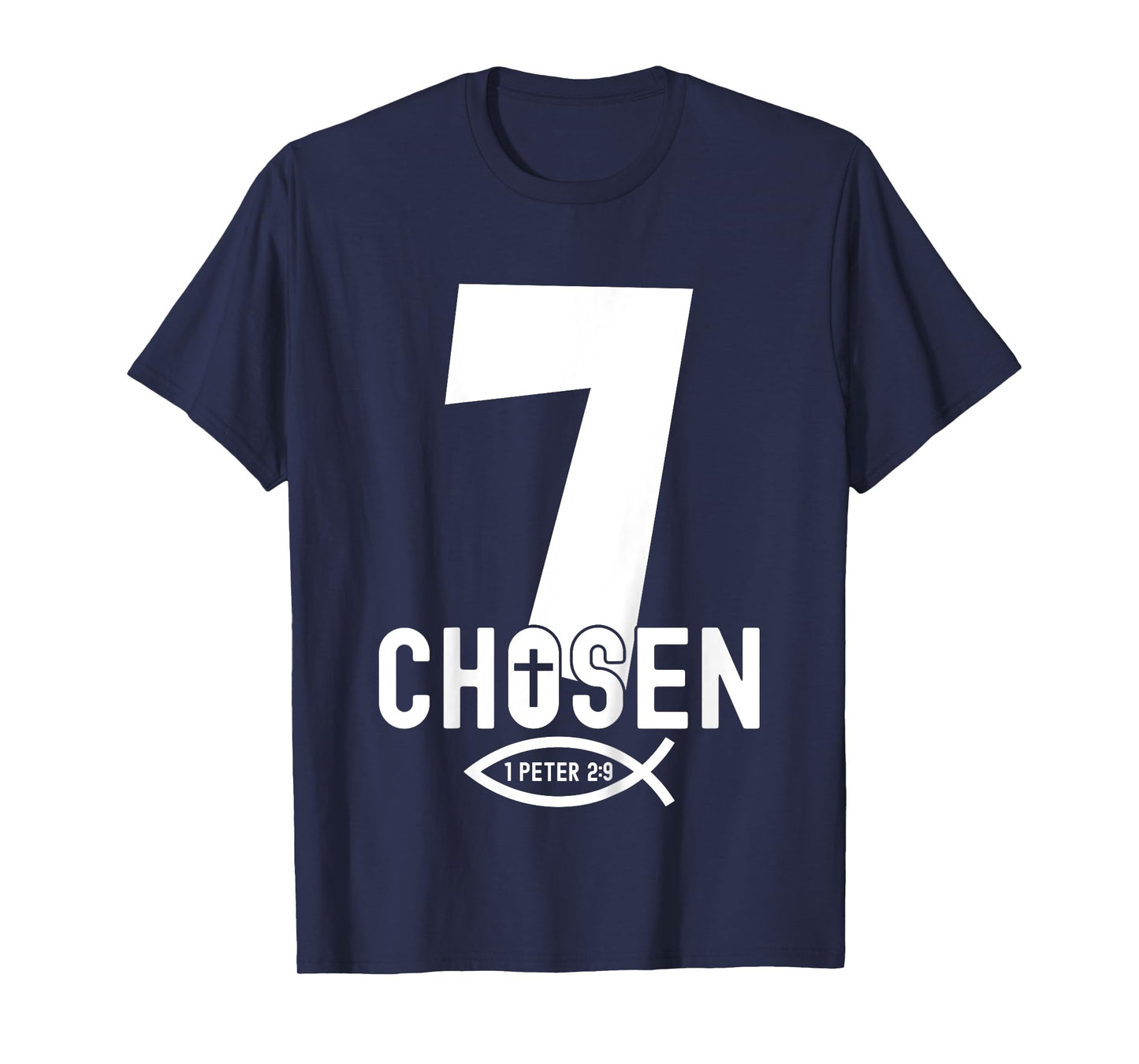 Religious Chosen 7 Years Jesus 7TH Birthday T-Shirt