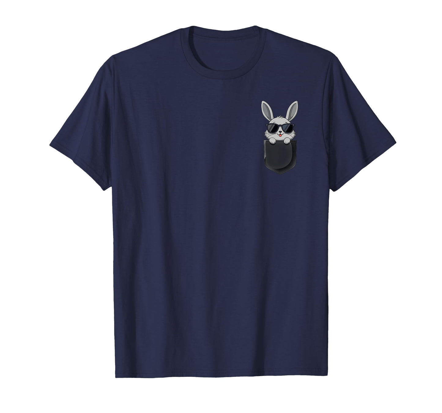 Funny Easter Bunny In Pocket T-Shirt