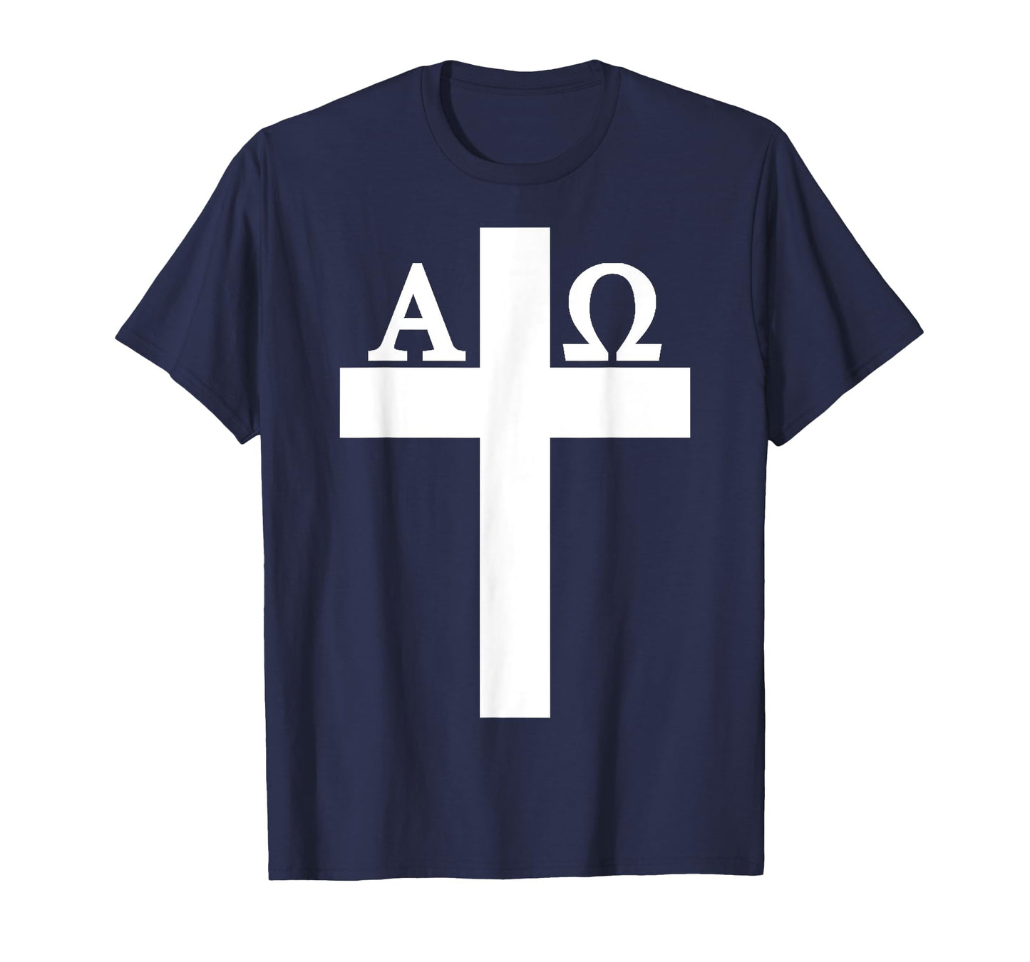 Alpha Omega Jesus Christ Cross God Bible Christianity Gospel T-Shirt