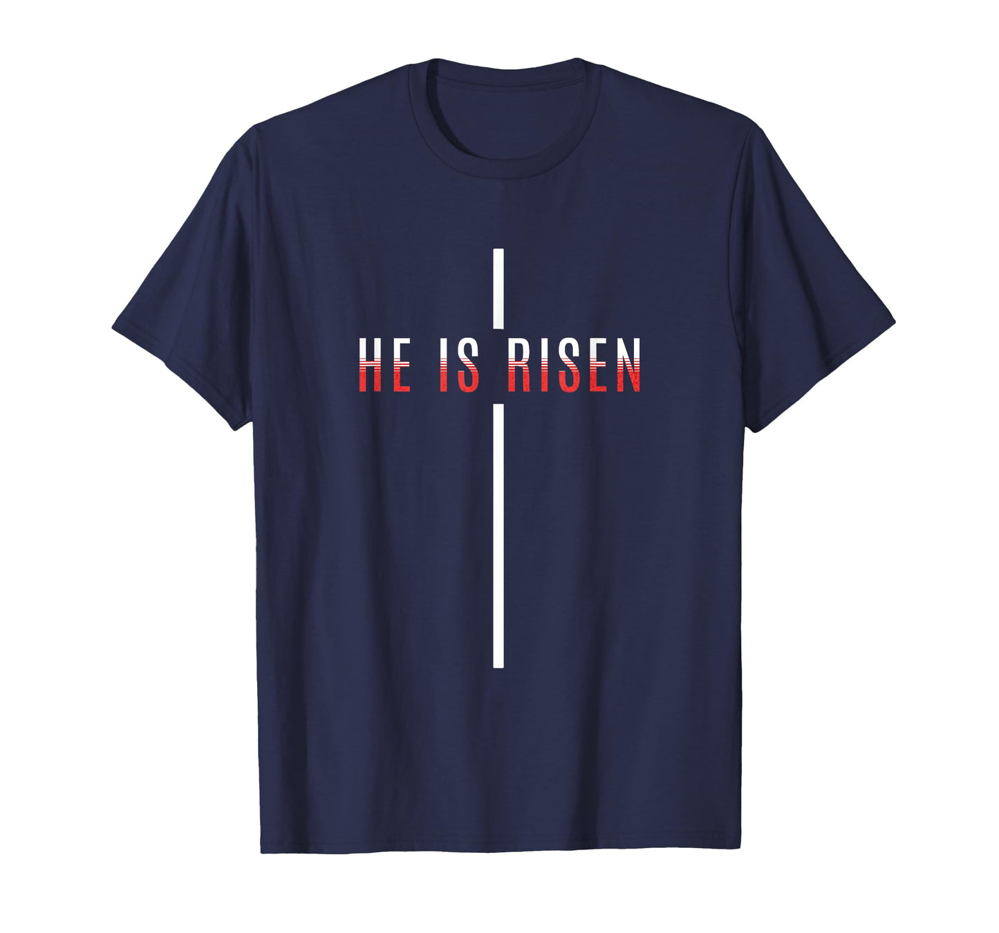 He Is Risen Cross Jesus Easter Christian Men Women Kids T-Shirt
