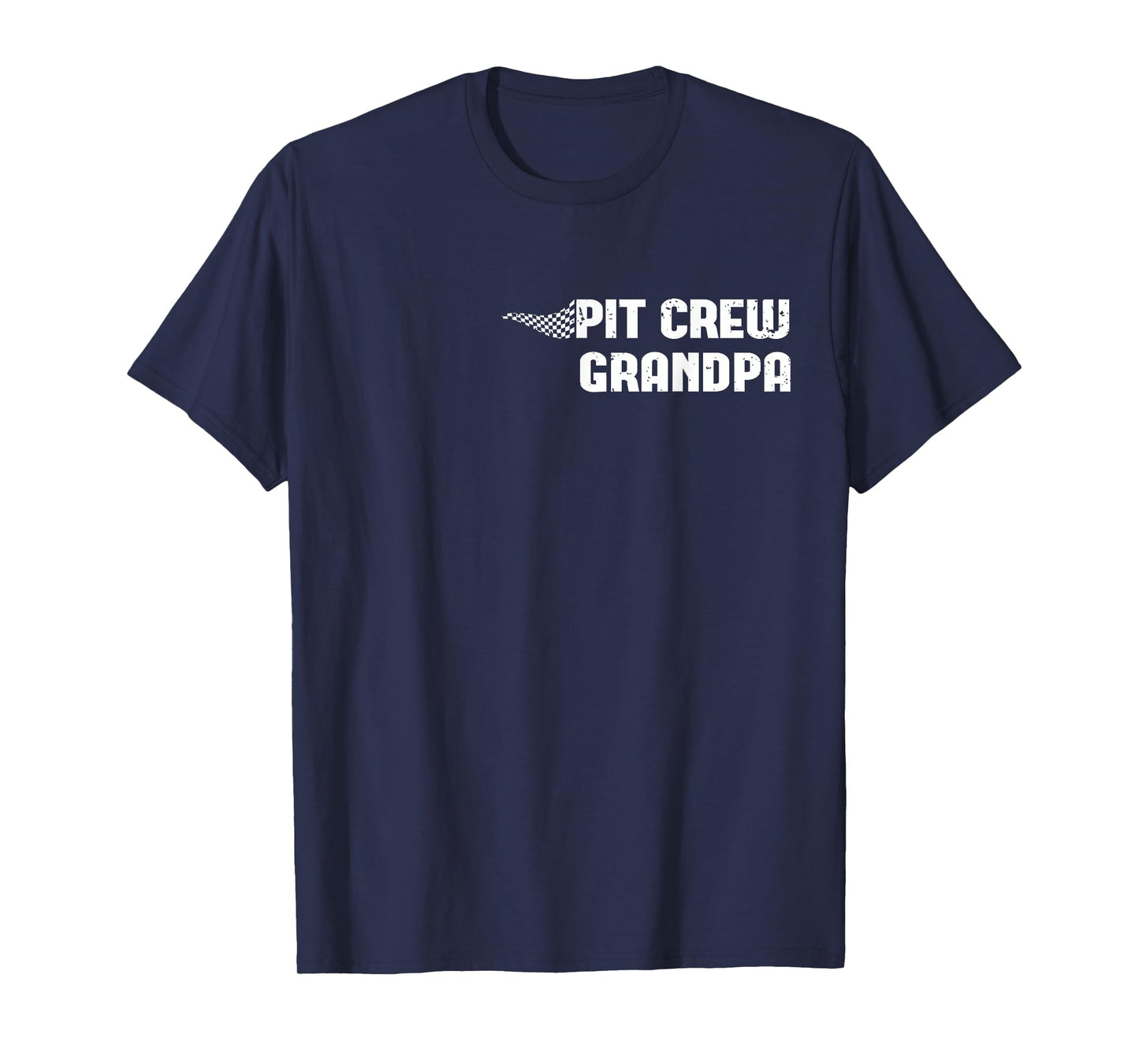 Pit Crew Grandpa Racing Car Family Matching Birthday Party T-Shirt