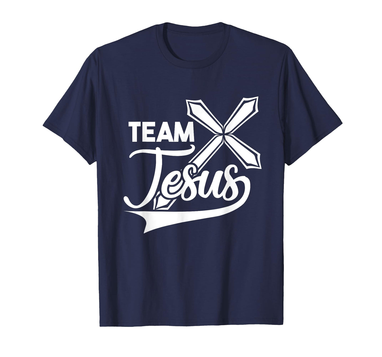 Sport Team Jesus Christian Faith Cross Christ Rise-Up T-Shirt