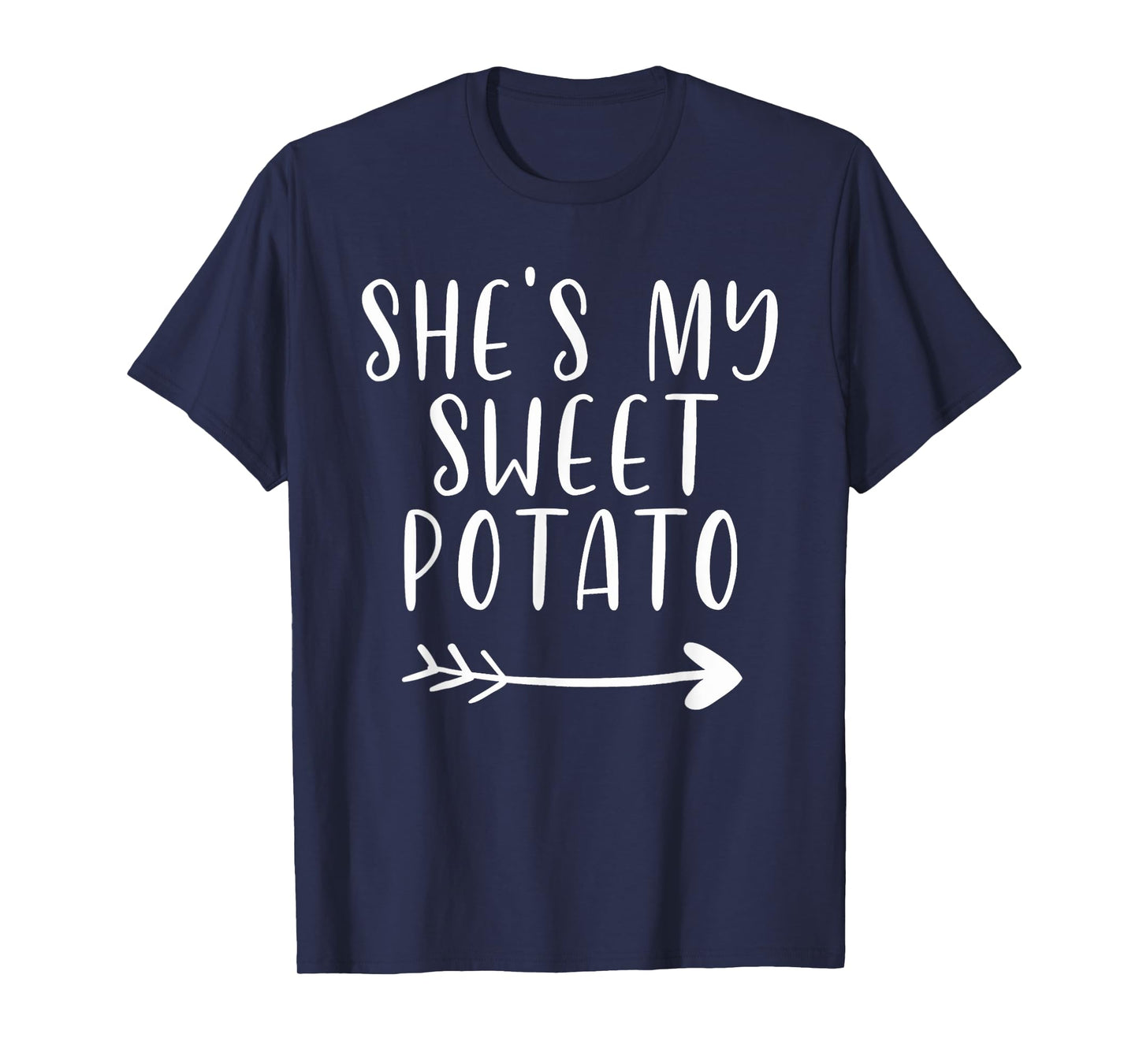 Thanksgiving Matching Couple She's My Sweet Potato I Yam Set T-Shirt