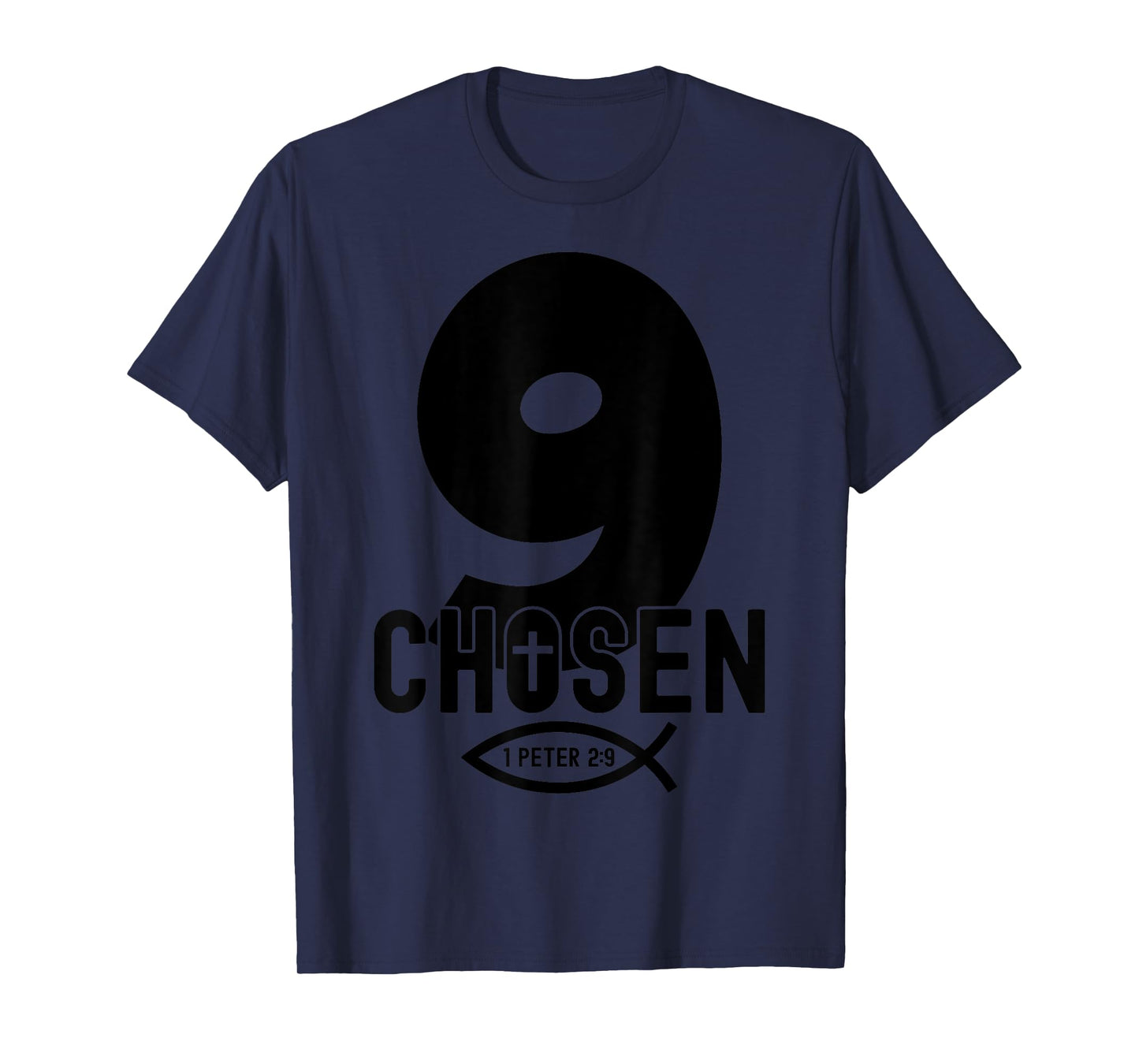 Chosen 9 Religious 9 Years Jesus 9TH Birthday T-Shirt