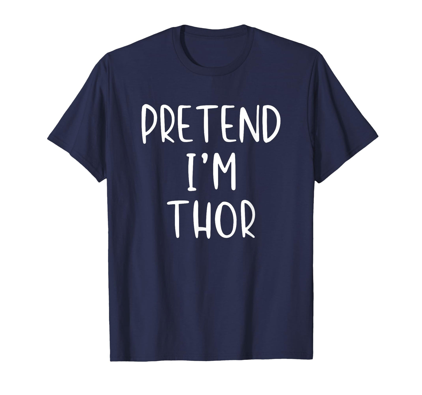 Pretend Thor Costume Halloween Nordic Norse Mythology T-Shirt