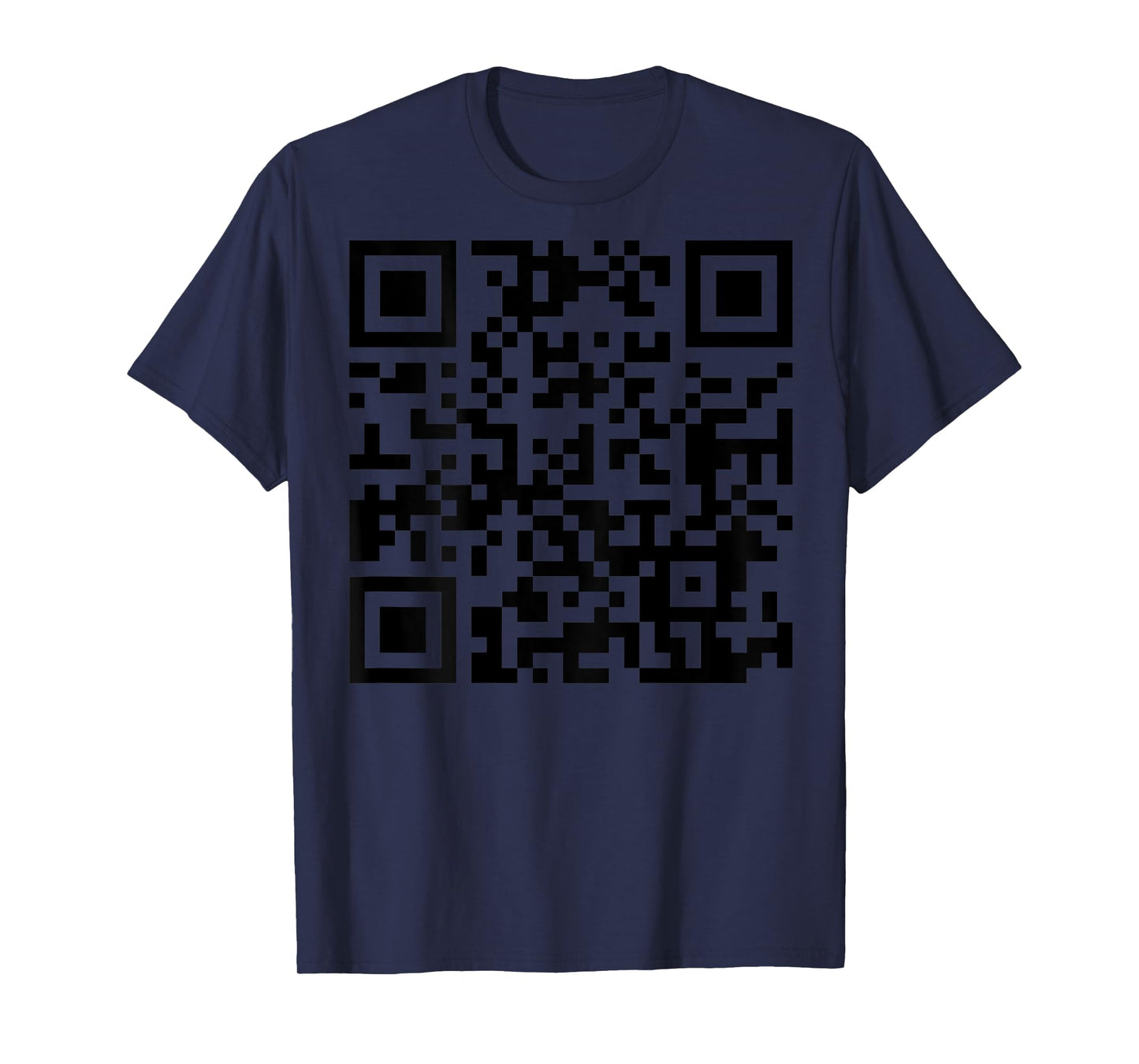 (On Back) Funny QR Fck Off Code Saying Quote For Men Women T-Shirt