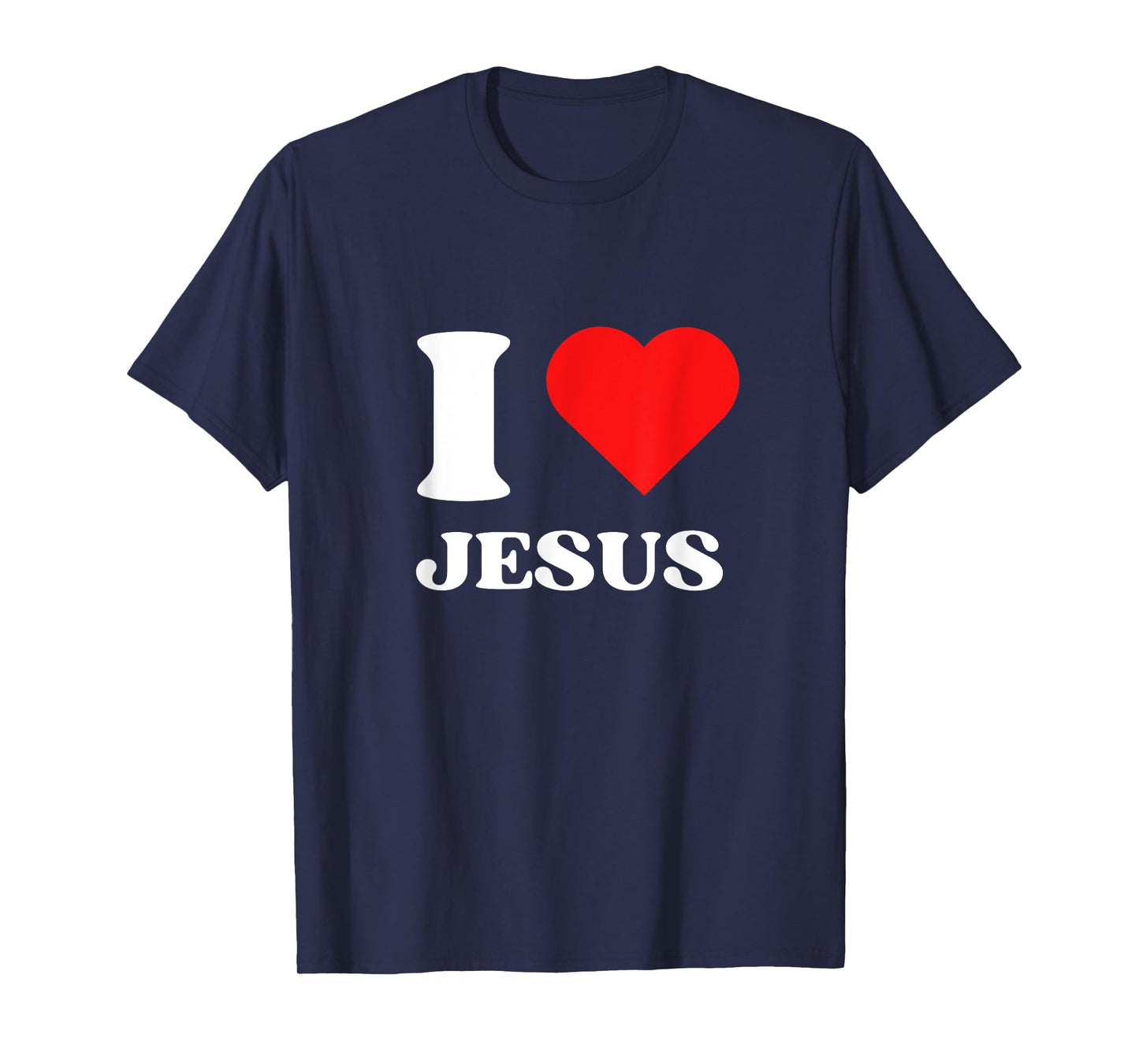 I Love Jesus I Heart Jesus Y2k Aesthetic Red Heart Christian T-Shirt