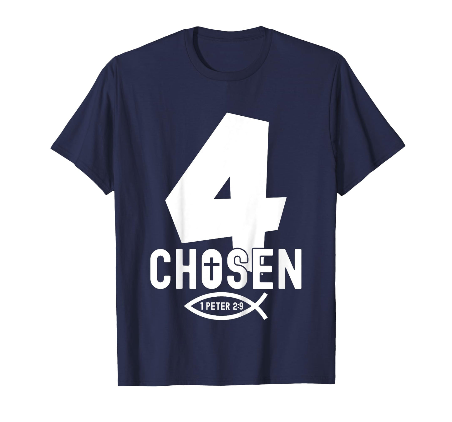 Religious Chosen 4 Years Jesus 4TH Birthday T-Shirt