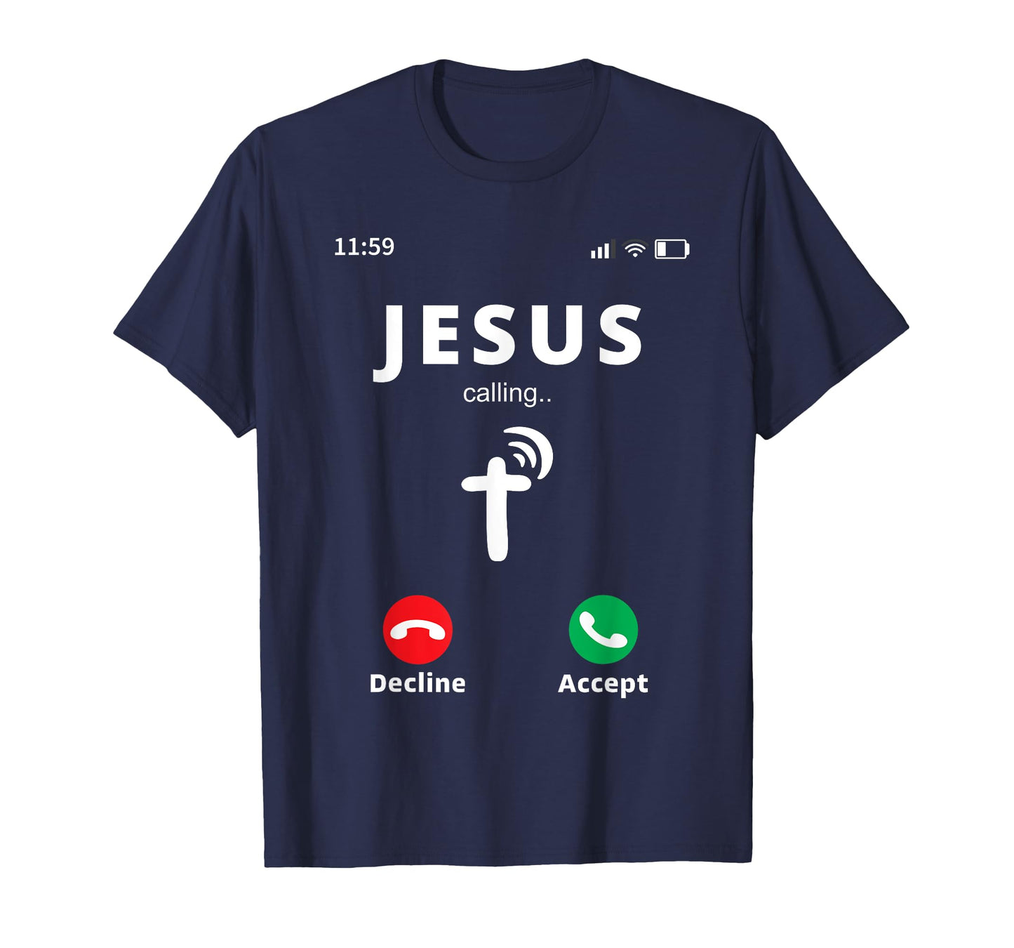 Jesus is Calling at 11:59pm | Christian Church Men and Women T-Shirt