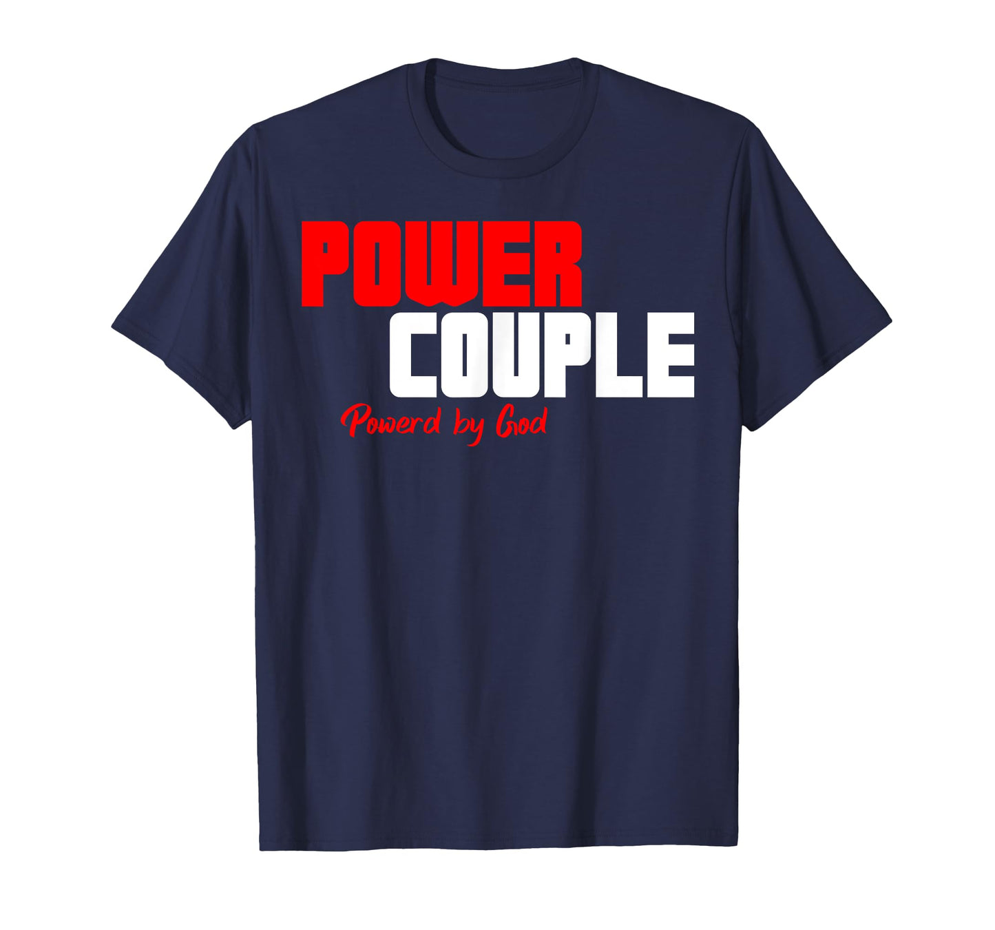 Power Couple Matching Christian Couple Valentine's Day Jesus T-Shirt